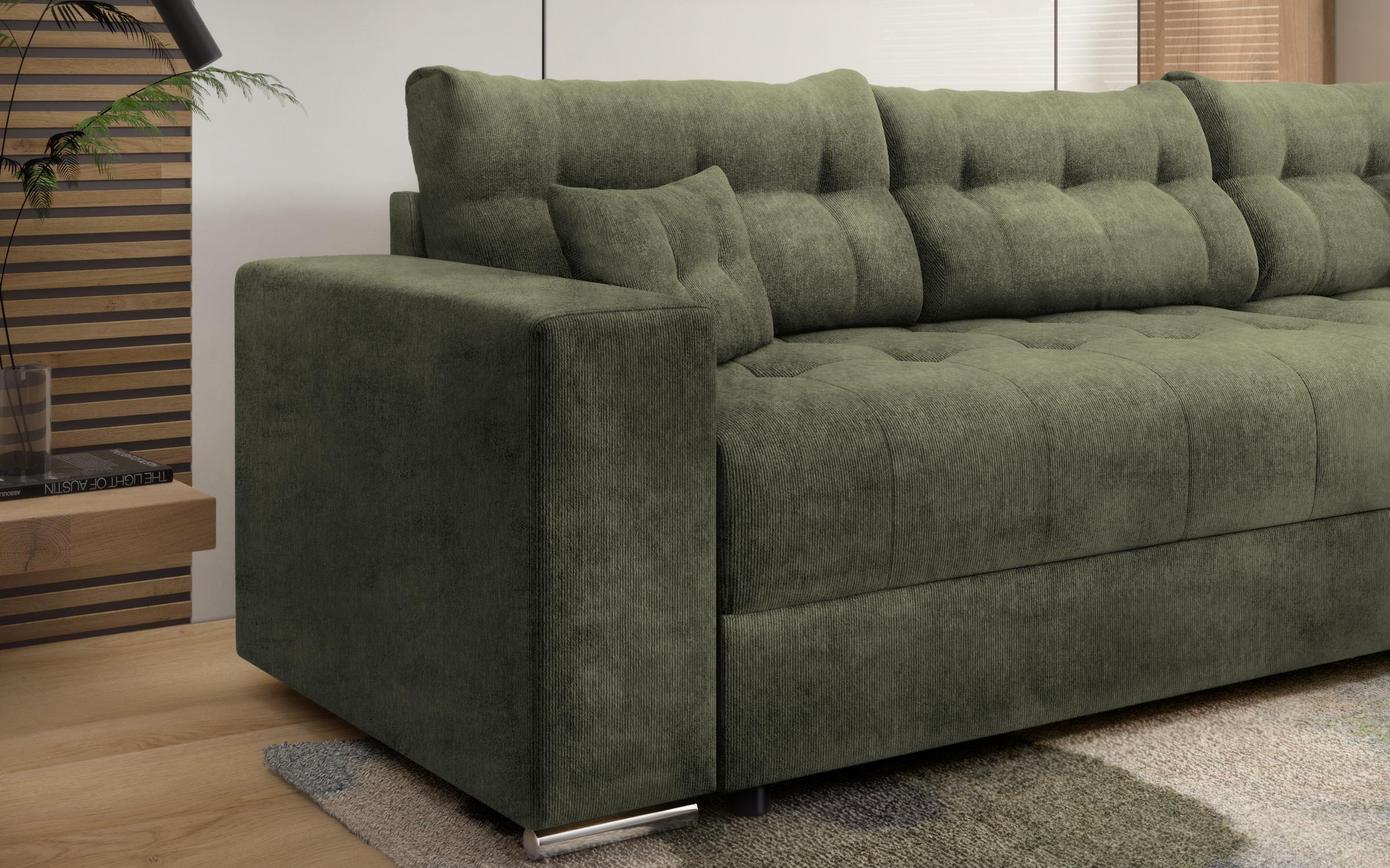 Γωνιακός καναπές Sander, πράσινο  6