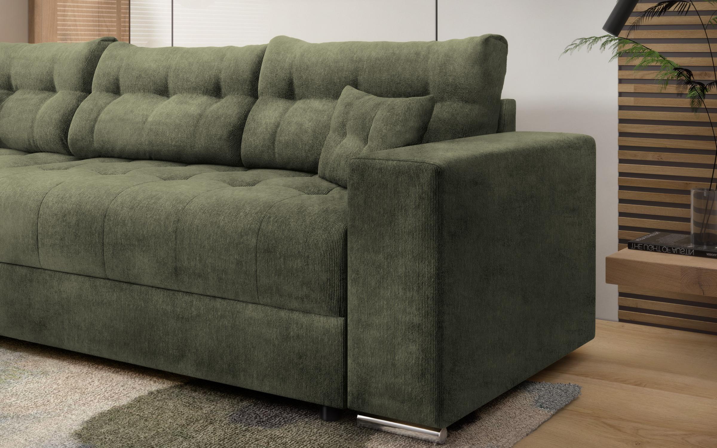Γωνιακός καναπές Sander, πράσινο  7