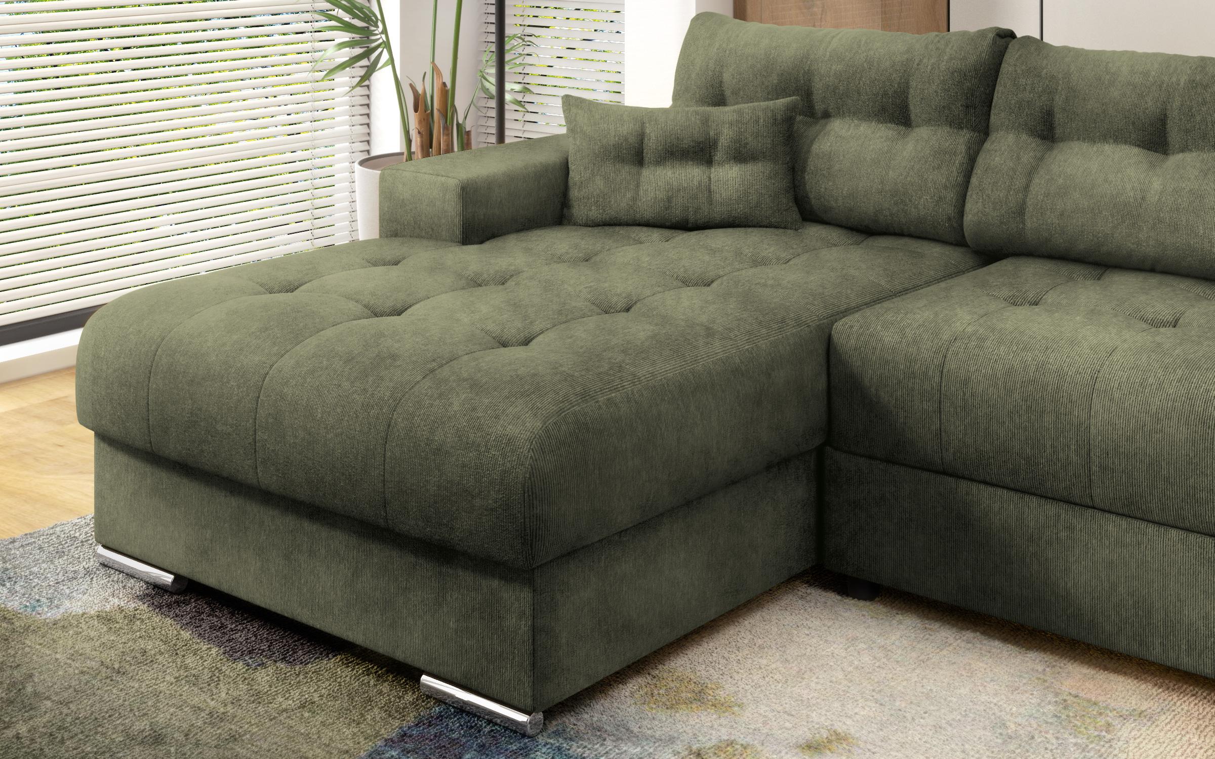 Γωνιακός καναπές Sander, πράσινο  8