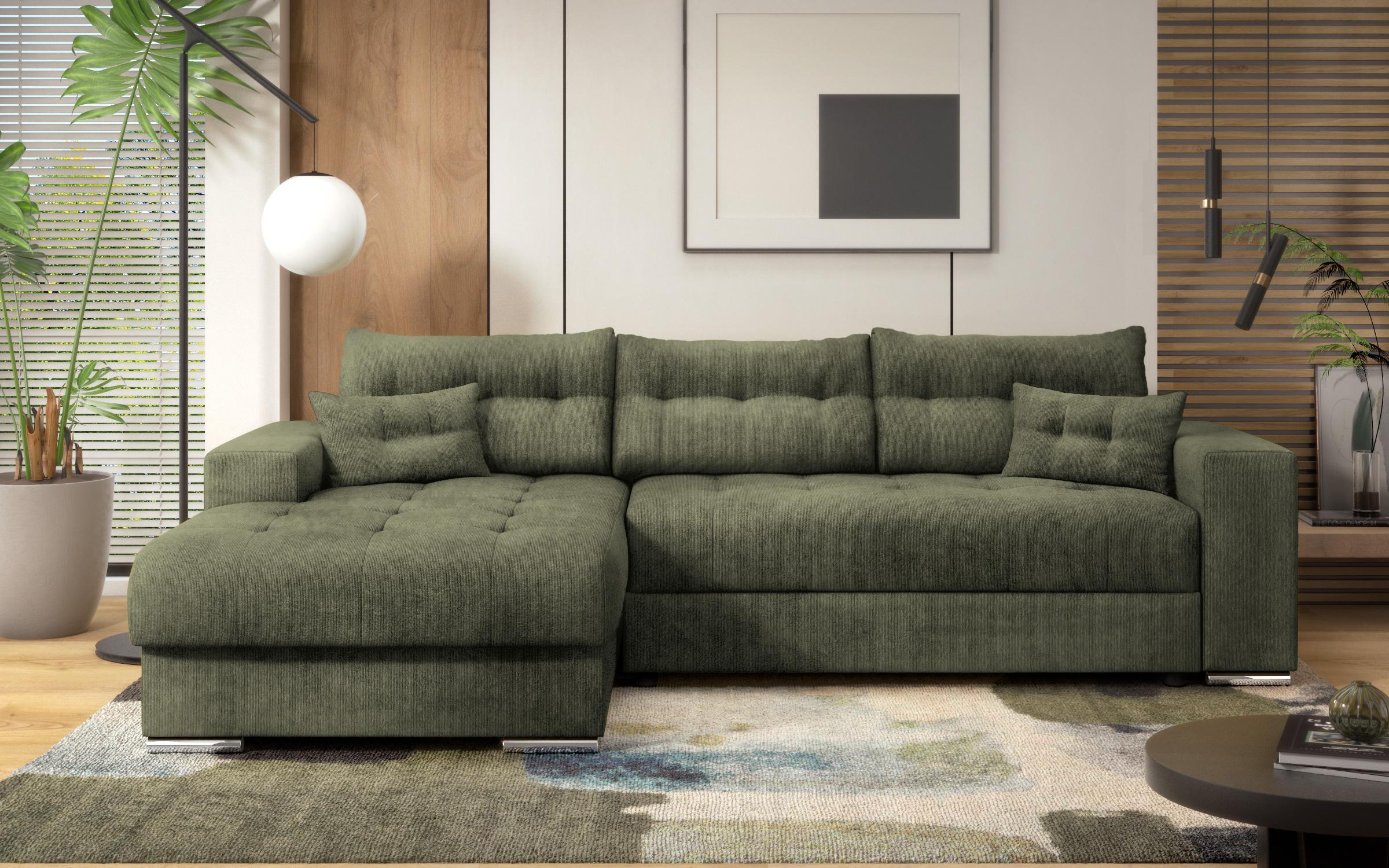 Γωνιακός καναπές Sander, πράσινο  1