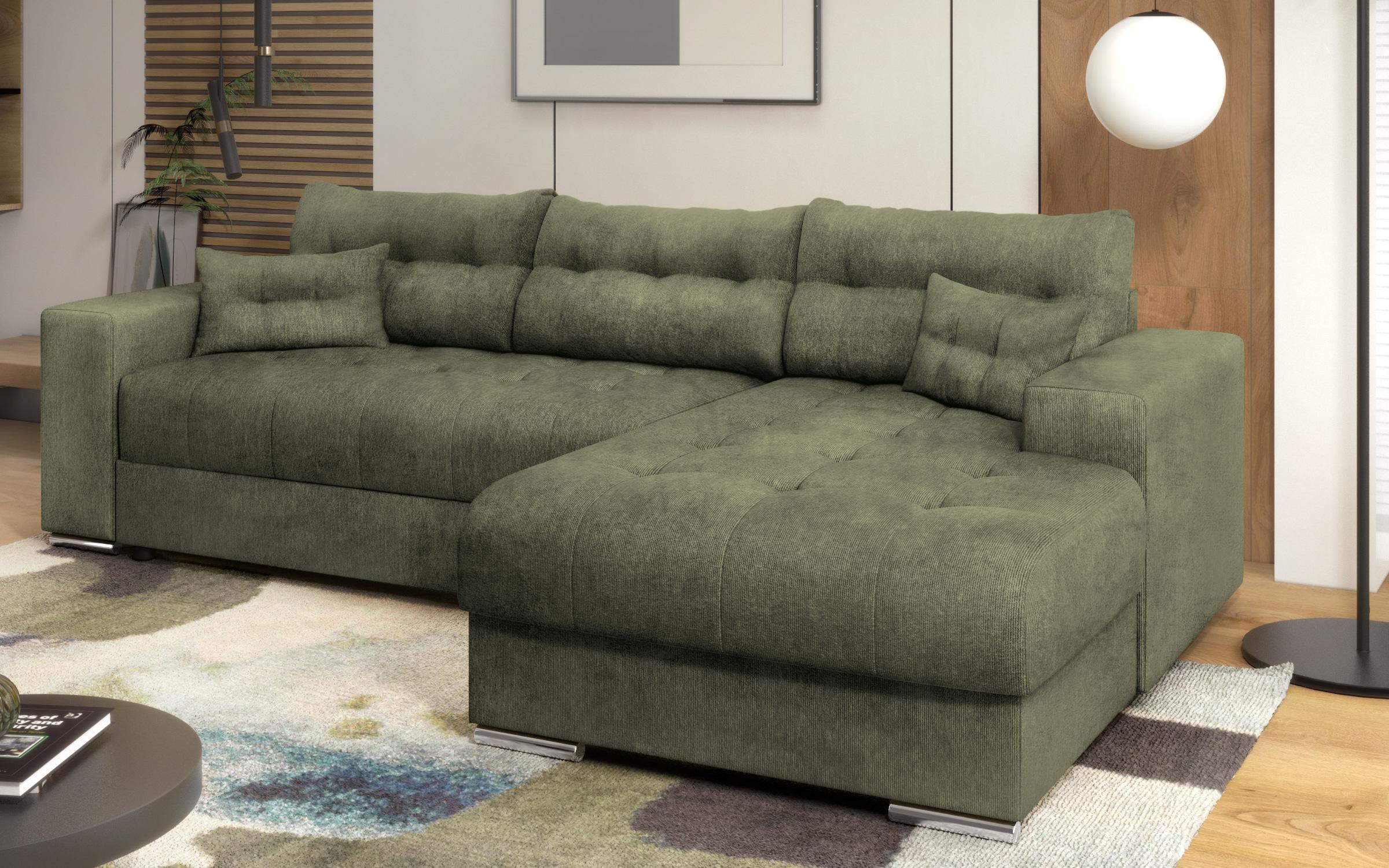 Γωνιακός καναπές Sander, πράσινο  2