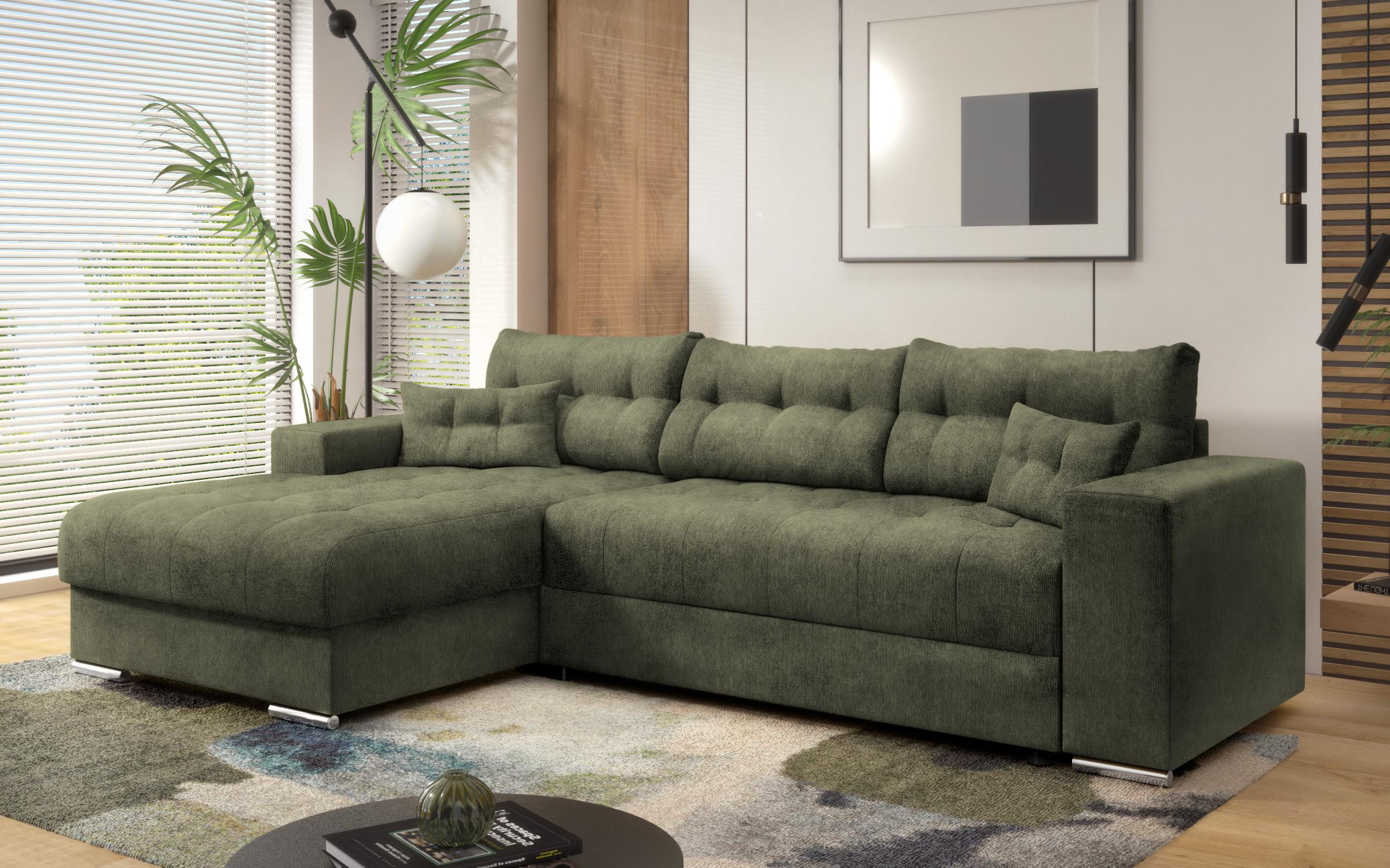 Γωνιακός καναπές Sander, πράσινο  4