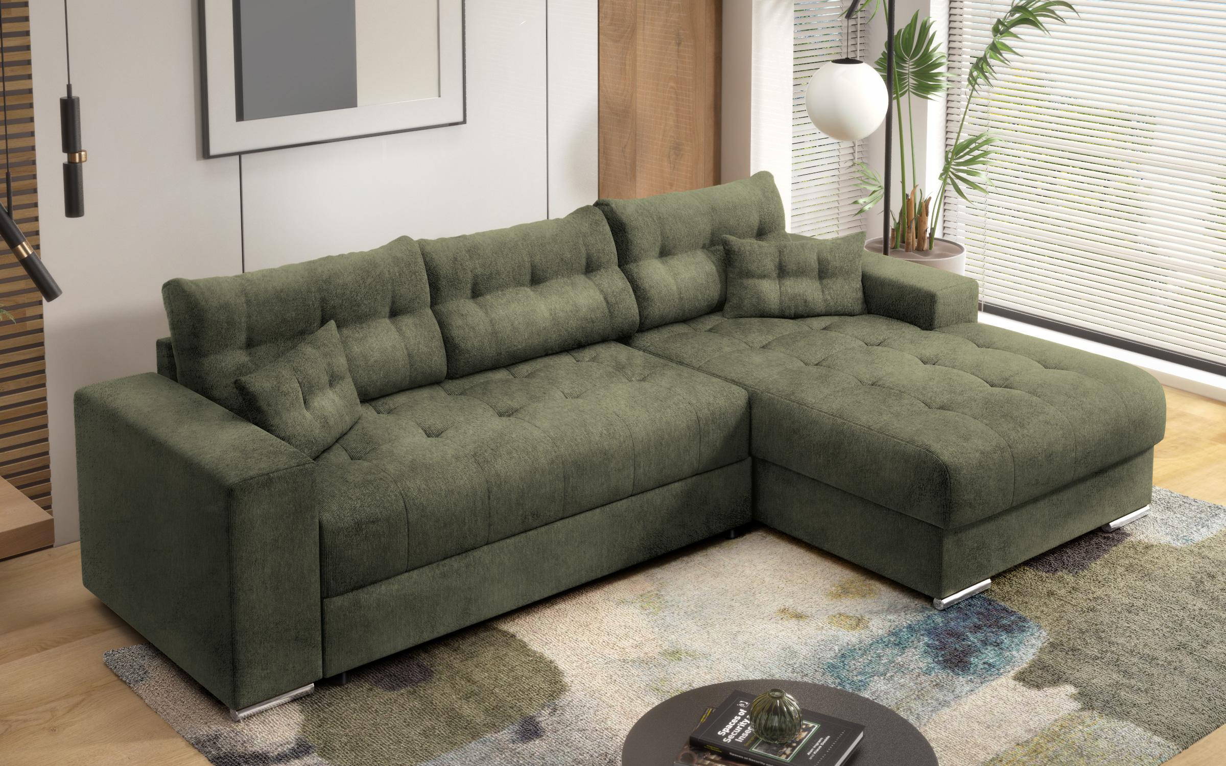 Γωνιακός καναπές Sander, πράσινο  4