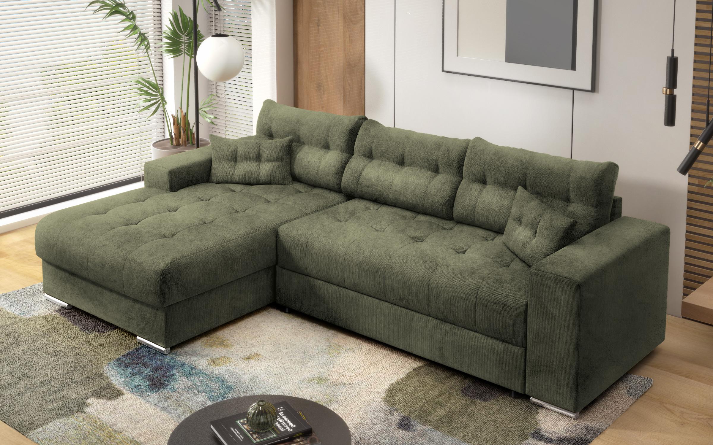 Γωνιακός καναπές Sander, πράσινο  5