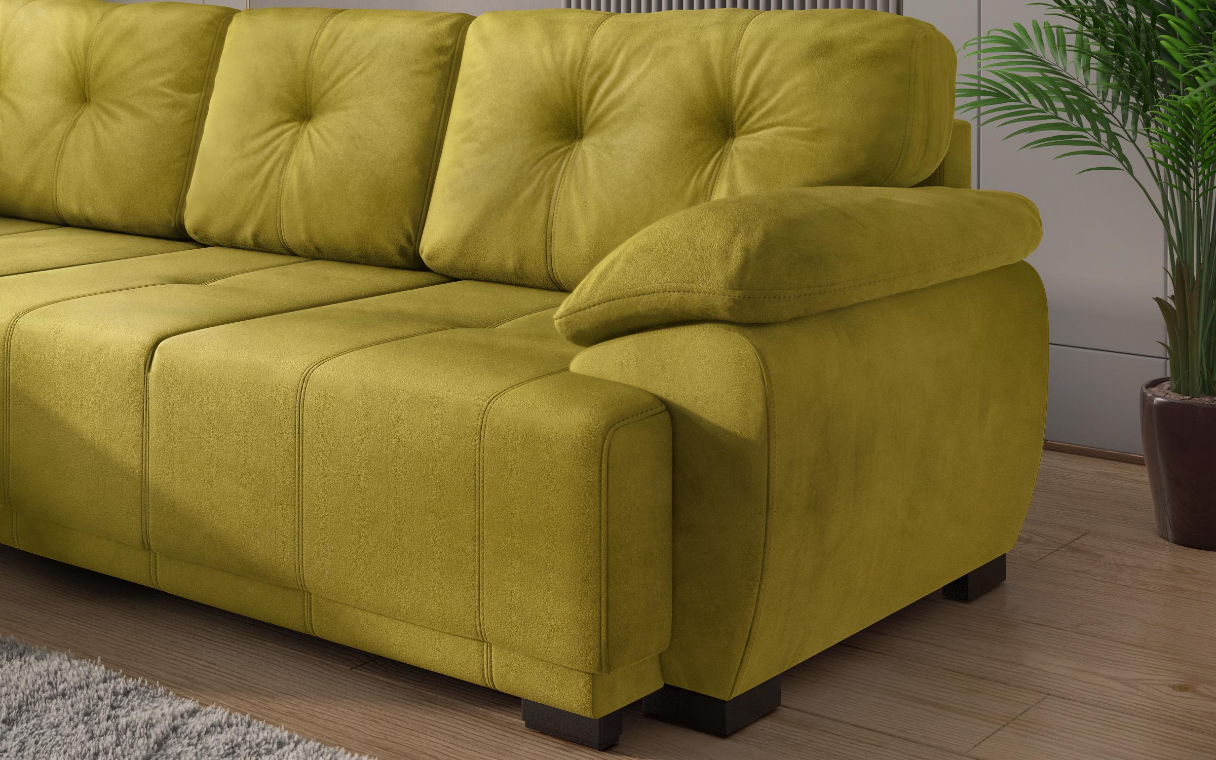Γωνιακός καναπές Sorento, κίτρινο  6