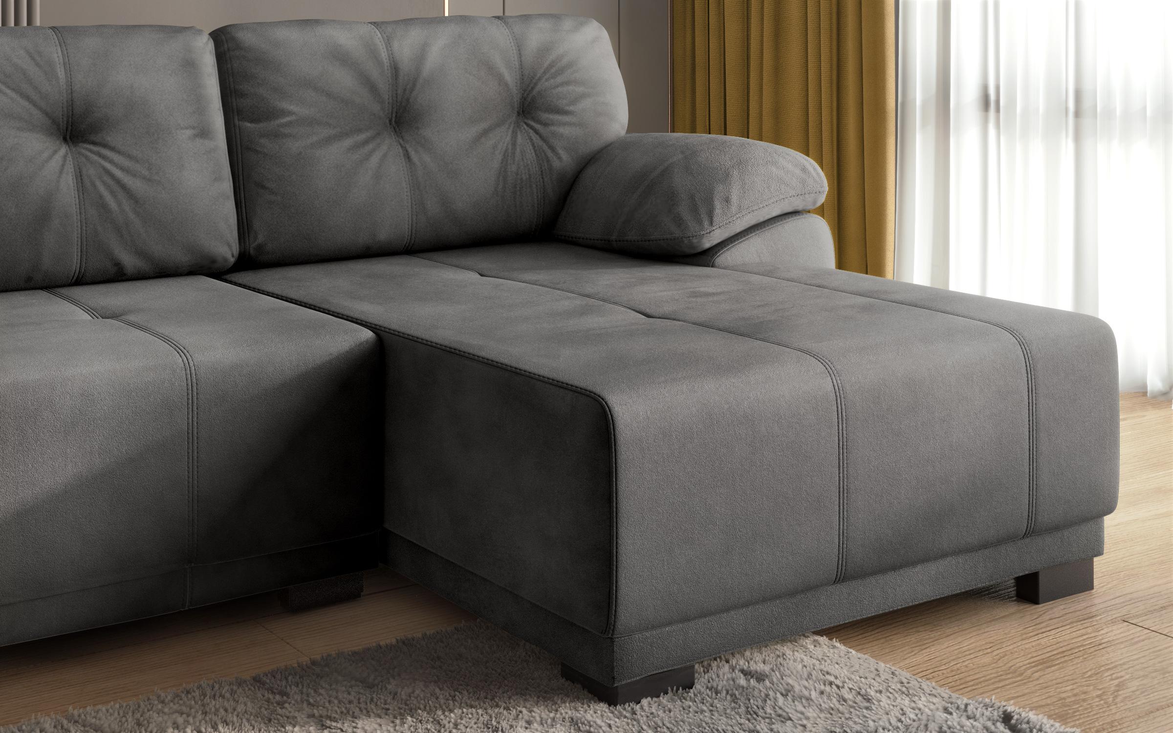 Γωνιακός καναπές Sorento, γκρί  3