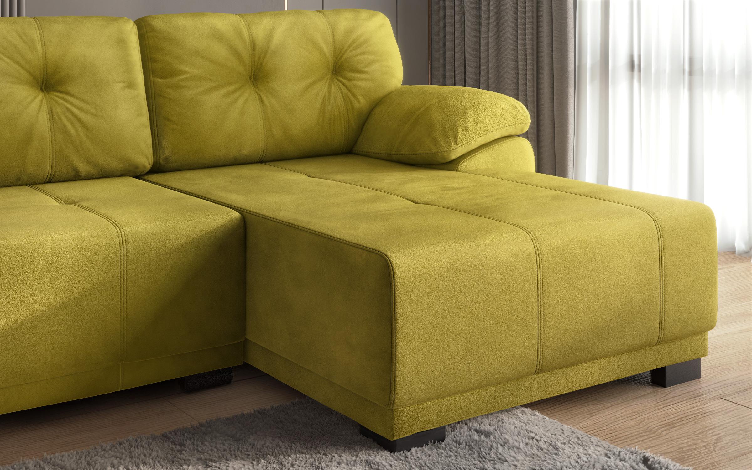 Γωνιακός καναπές Sorento, κίτρινο  3