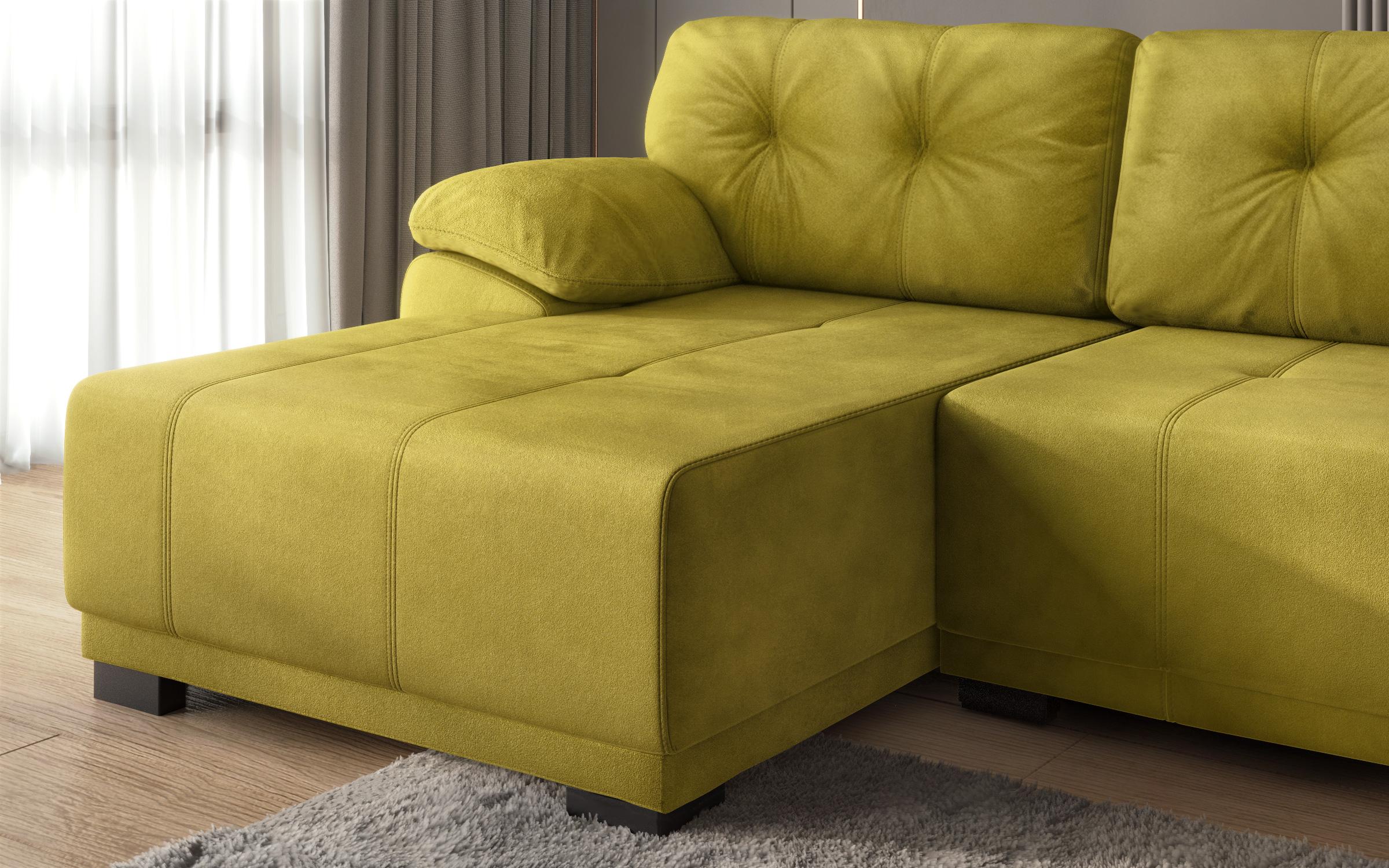 Γωνιακός καναπές Sorento, κίτρινο  3