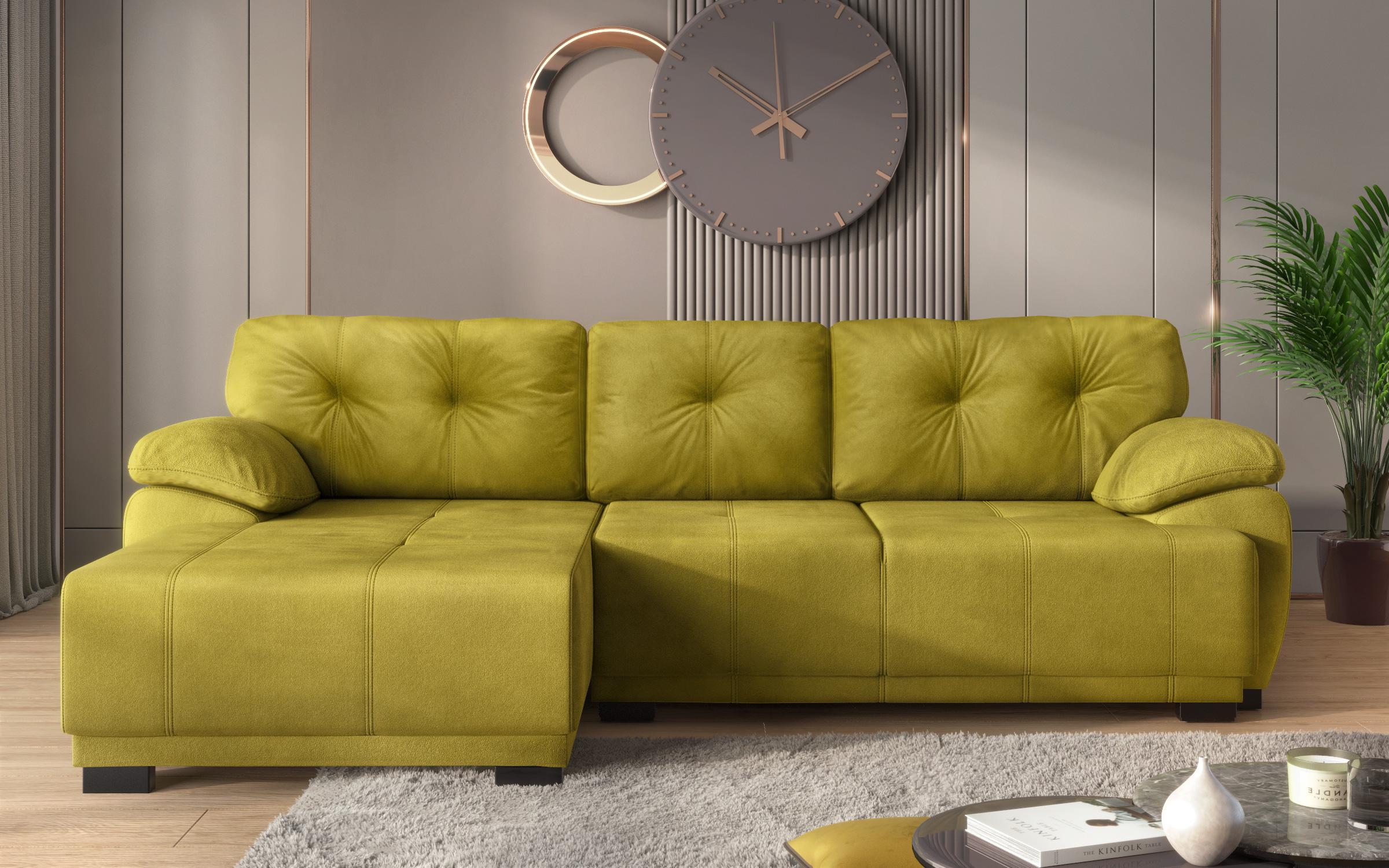 Γωνιακός καναπές Sorento, κίτρινο  1