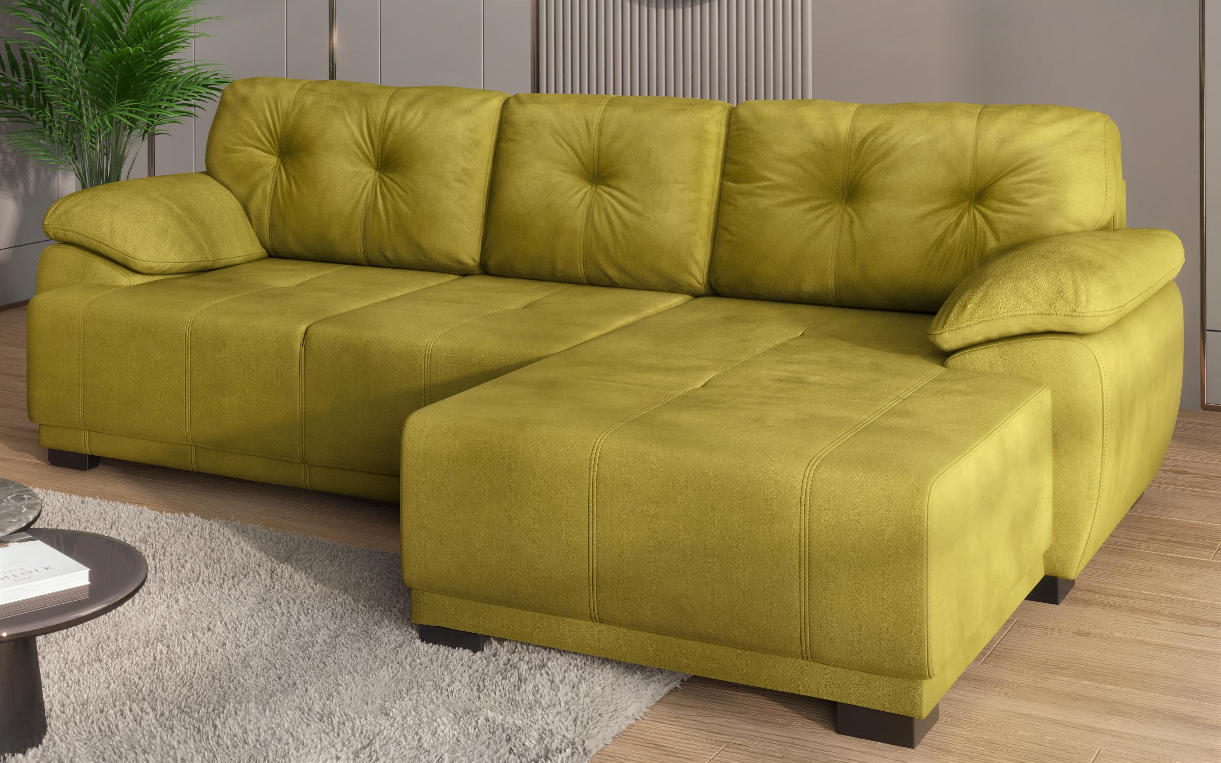 Γωνιακός καναπές Sorento, κίτρινο  5