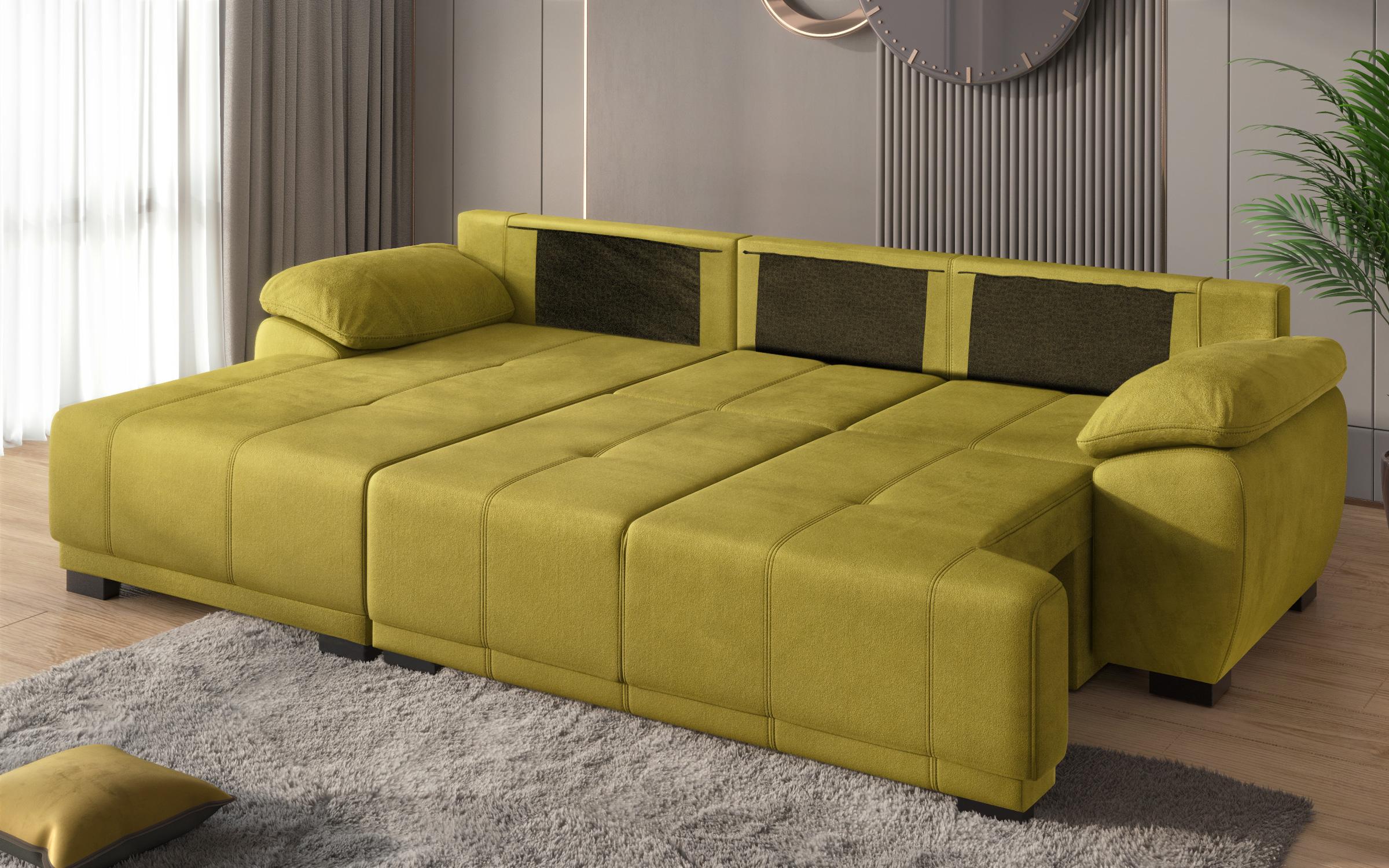 Γωνιακός καναπές Sorento, κίτρινο  7