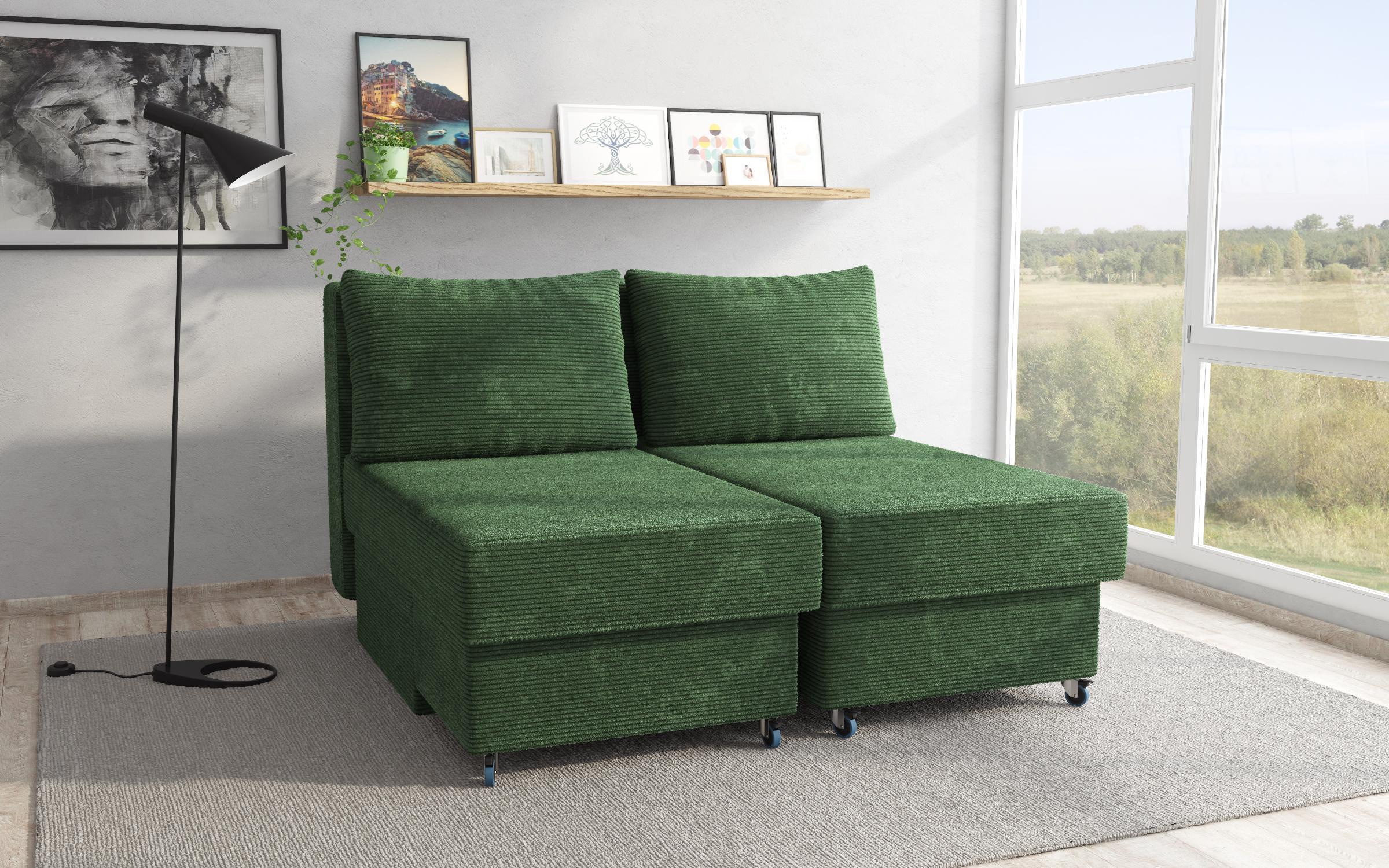 Γωνιακός καναπές Boni, πράσινο  5
