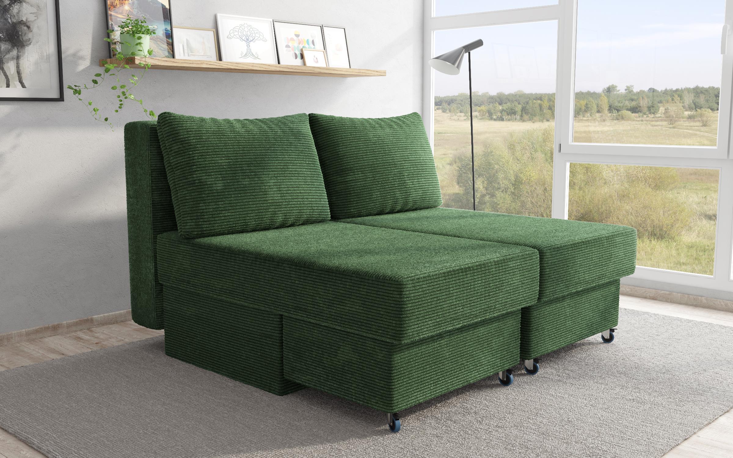 Γωνιακός καναπές Boni, πράσινο  7