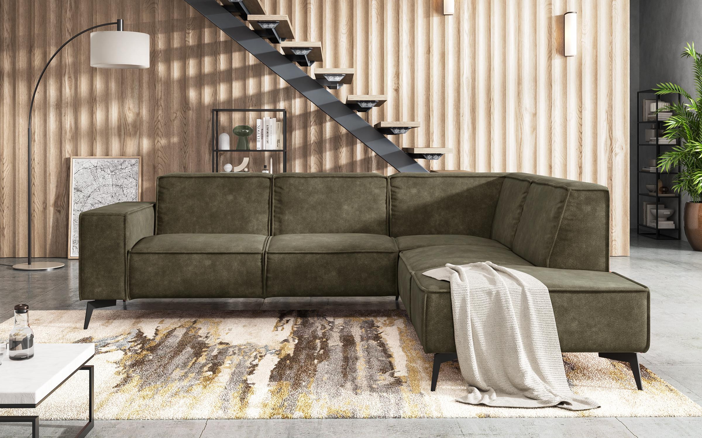 Γωνιακός καναπές Astor, πράσινο  1