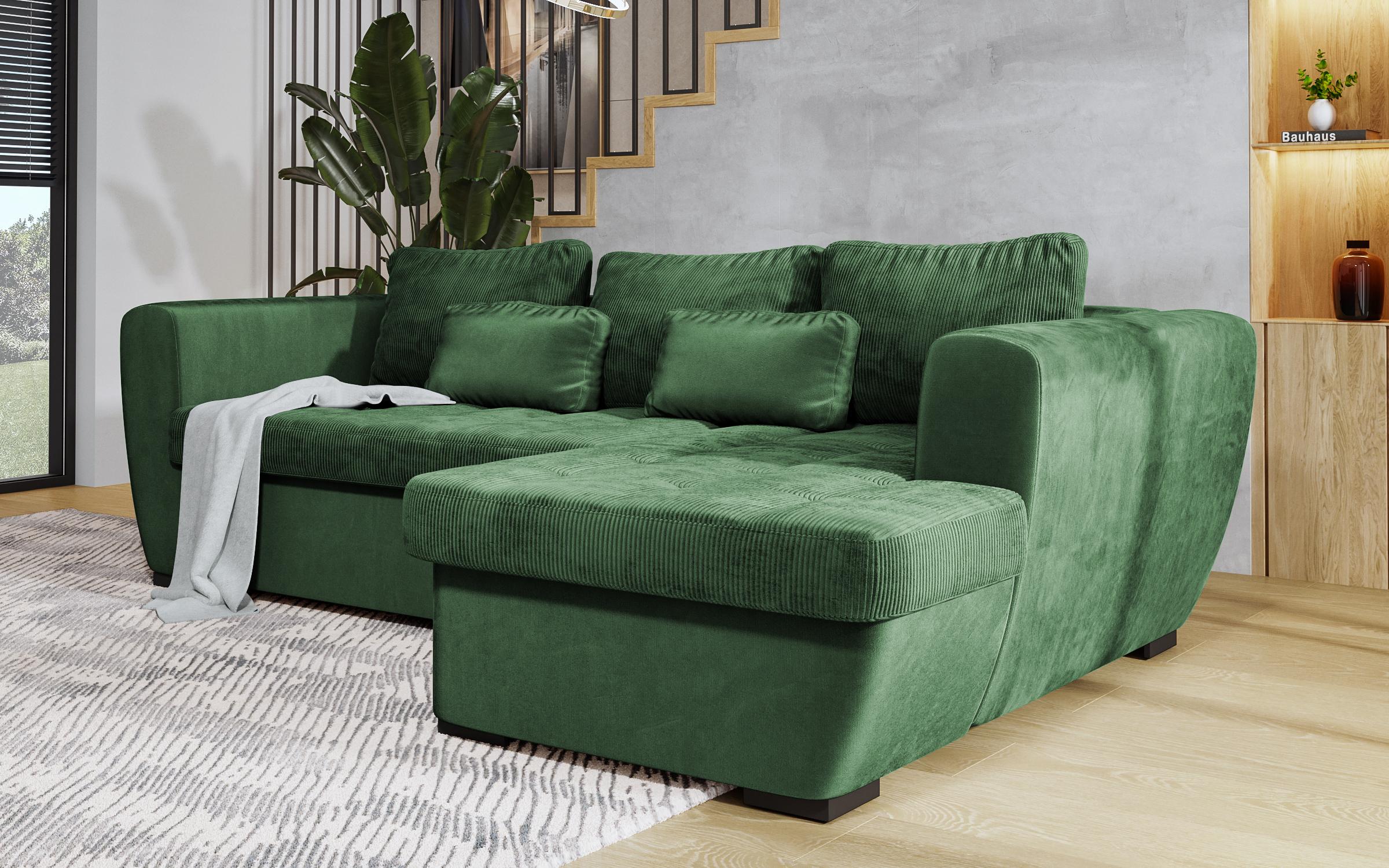 Γωνιακός καναπές Las Vegas S Premium, πράσινο  4