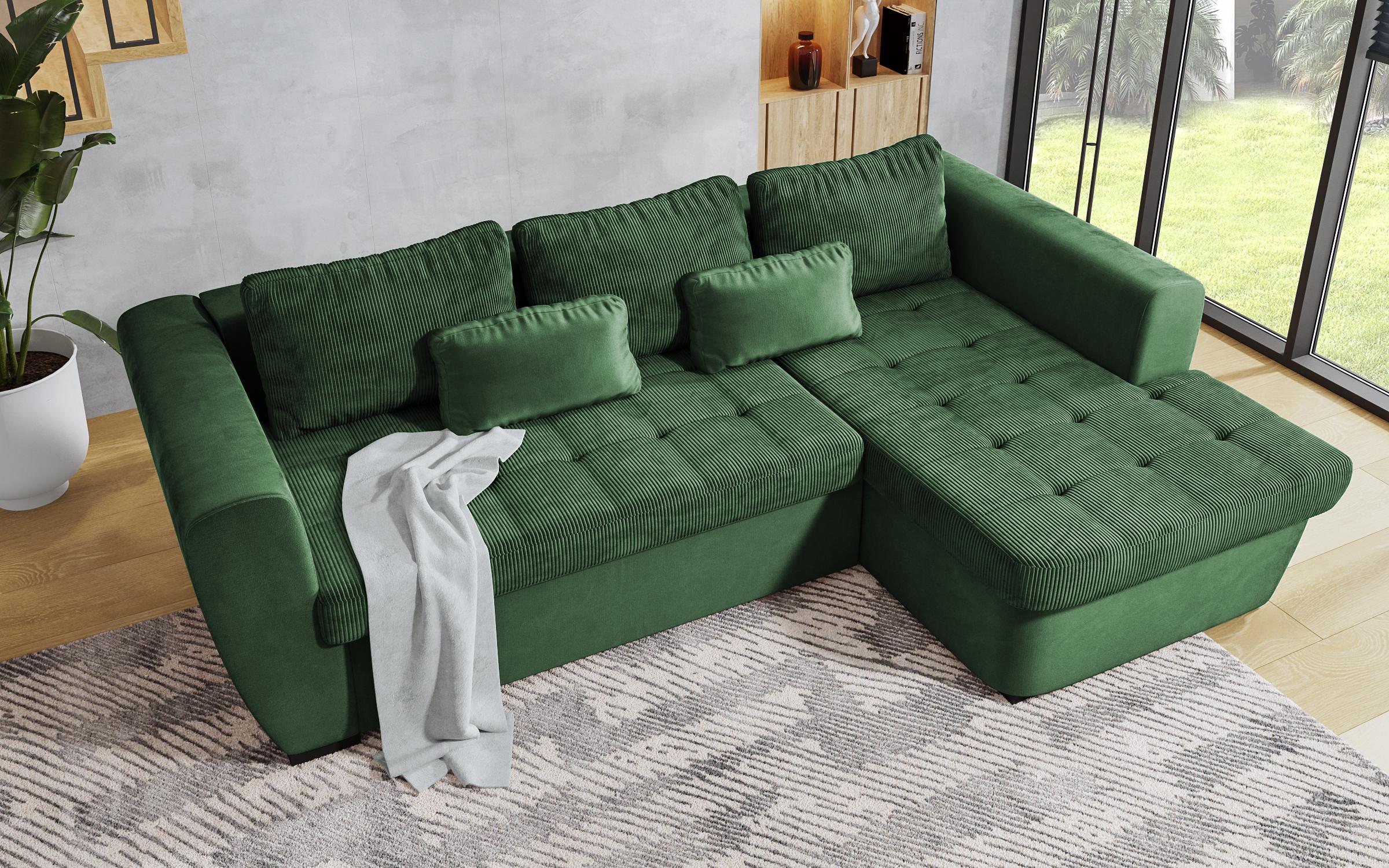 Γωνιακός καναπές Las Vegas S Premium, πράσινο  5