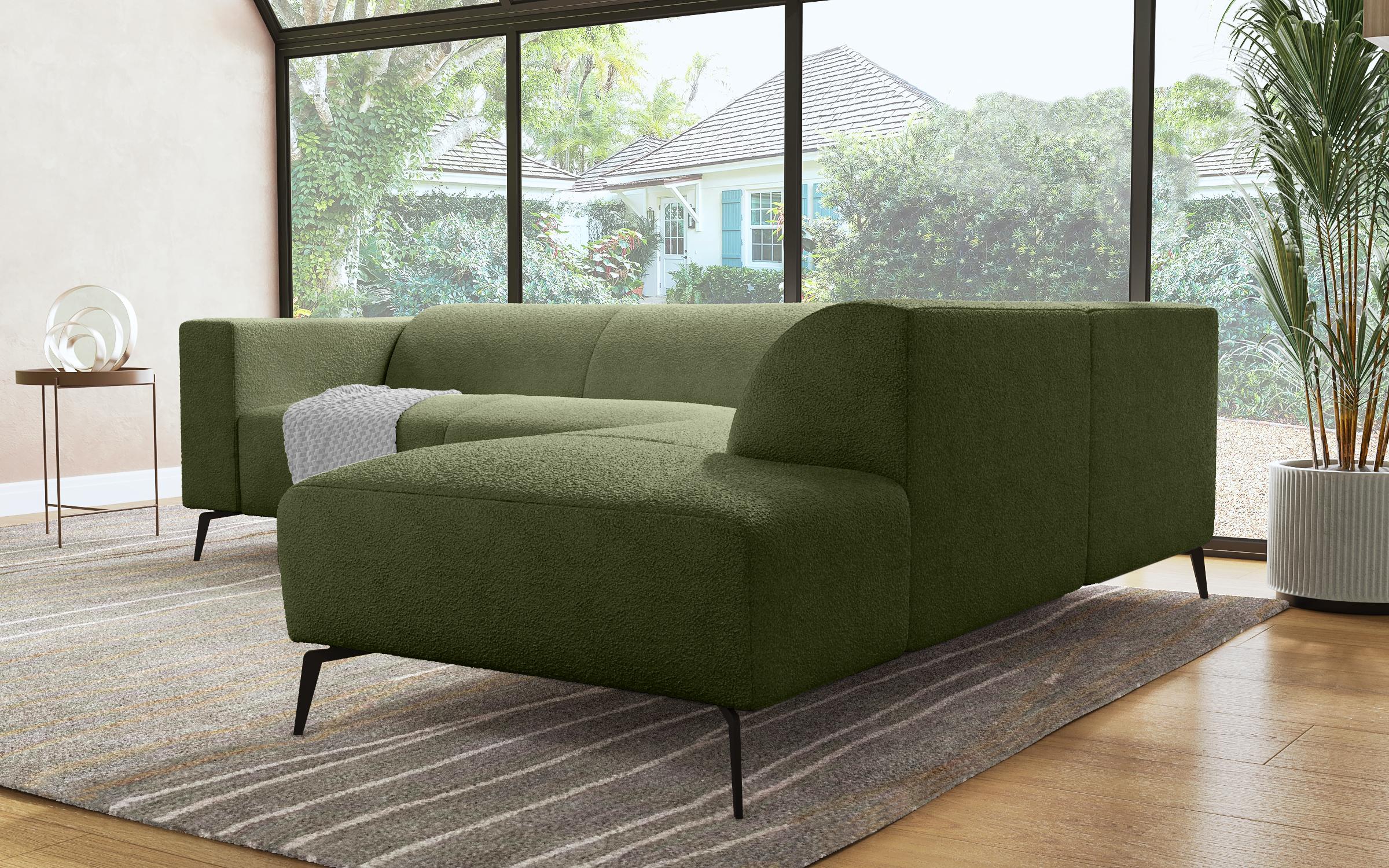 Γωνιακός καναπές Otos, πράσινο  3