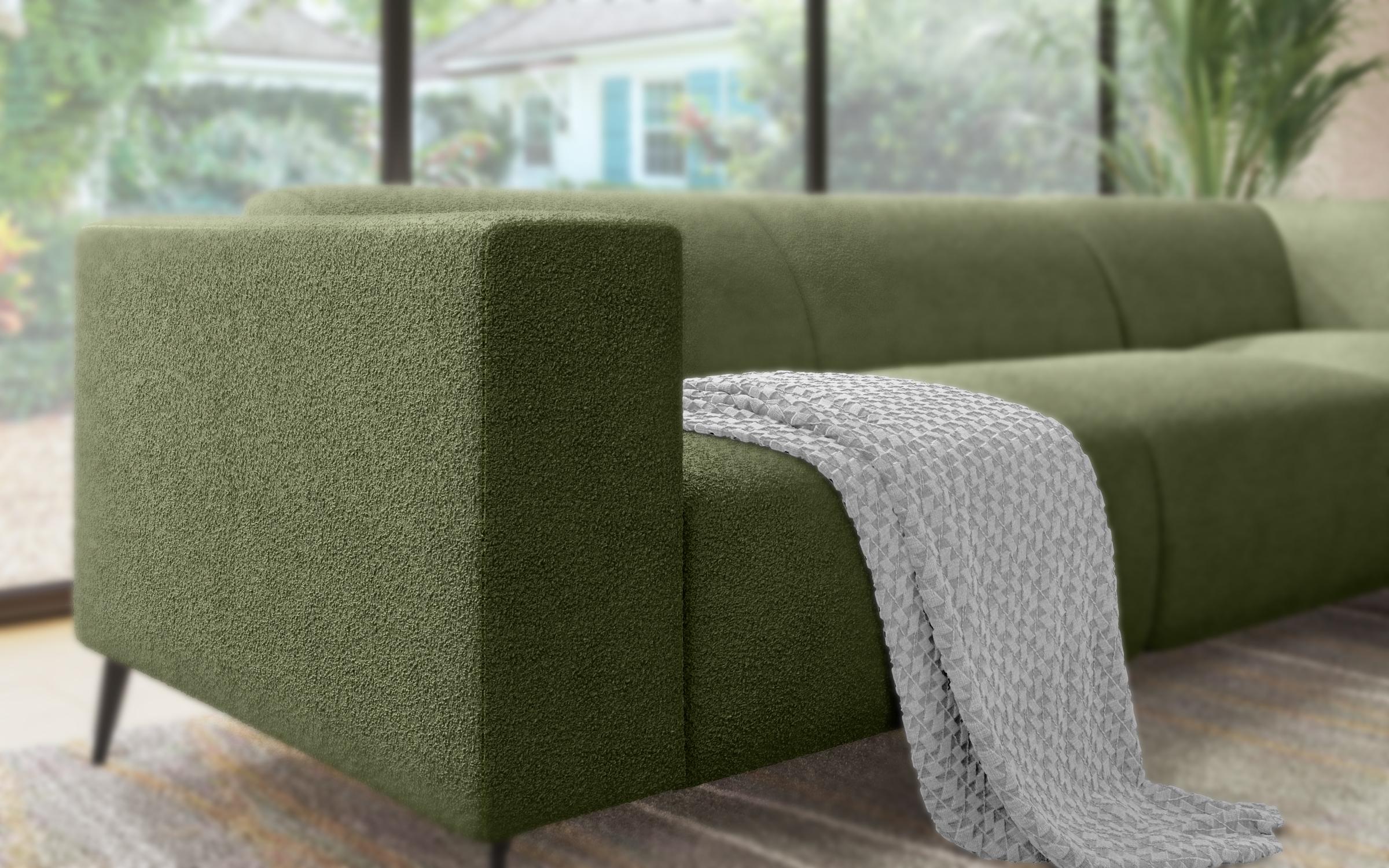 Γωνιακός καναπές Otos, πράσινο  4