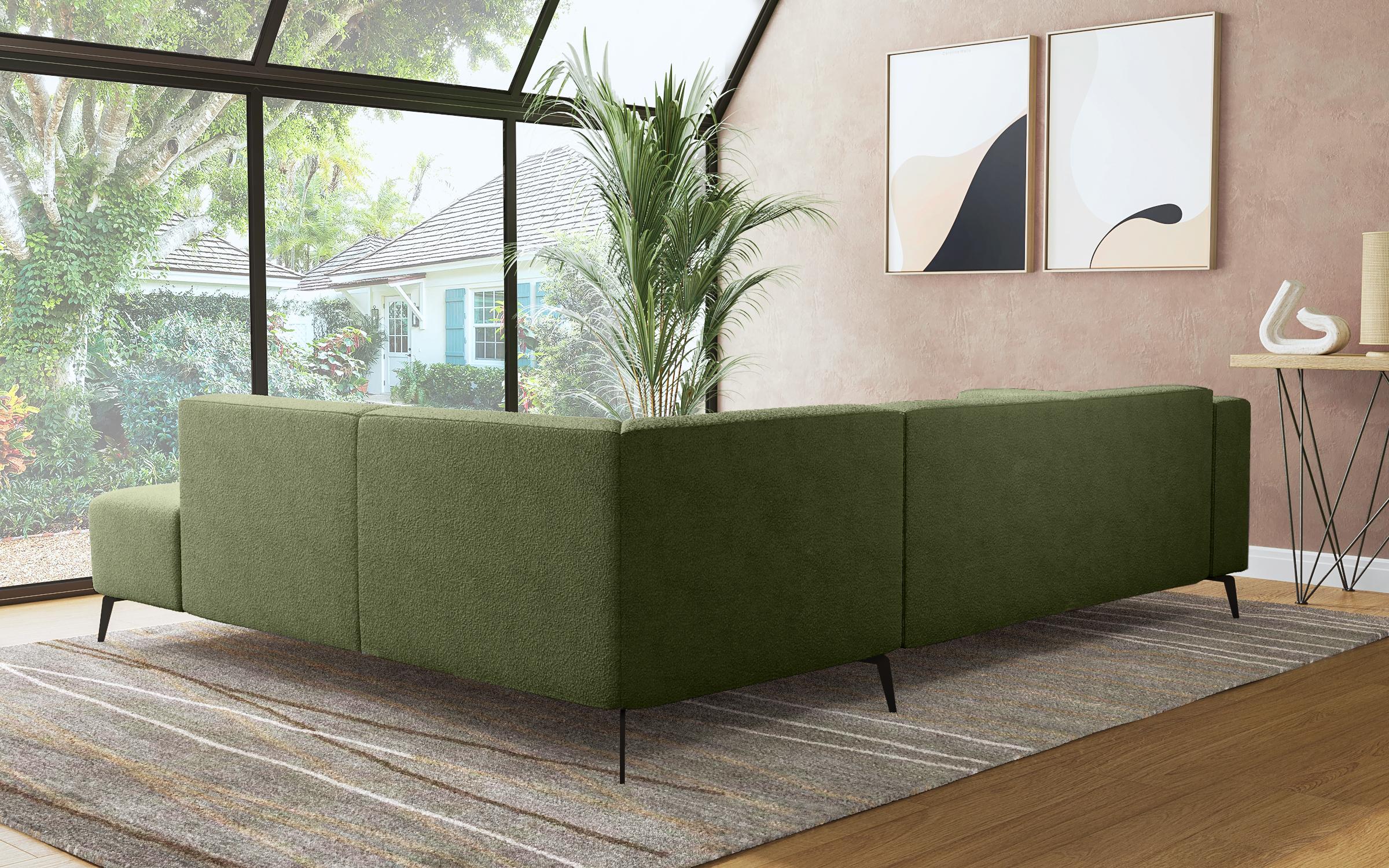 Γωνιακός καναπές Otos, πράσινο  6