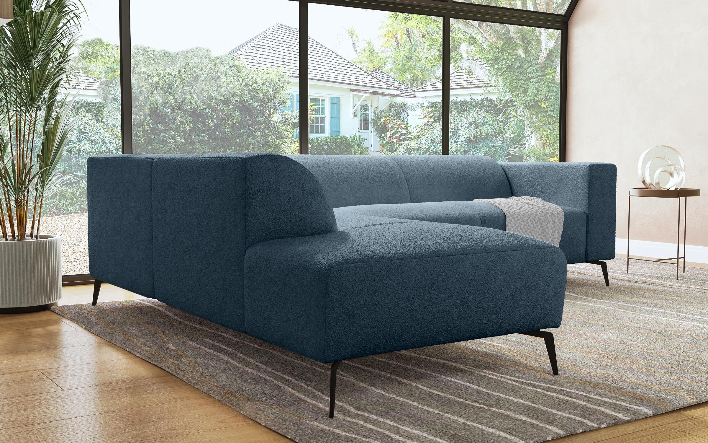Γωνιακός καναπές Otos, μπλε  4