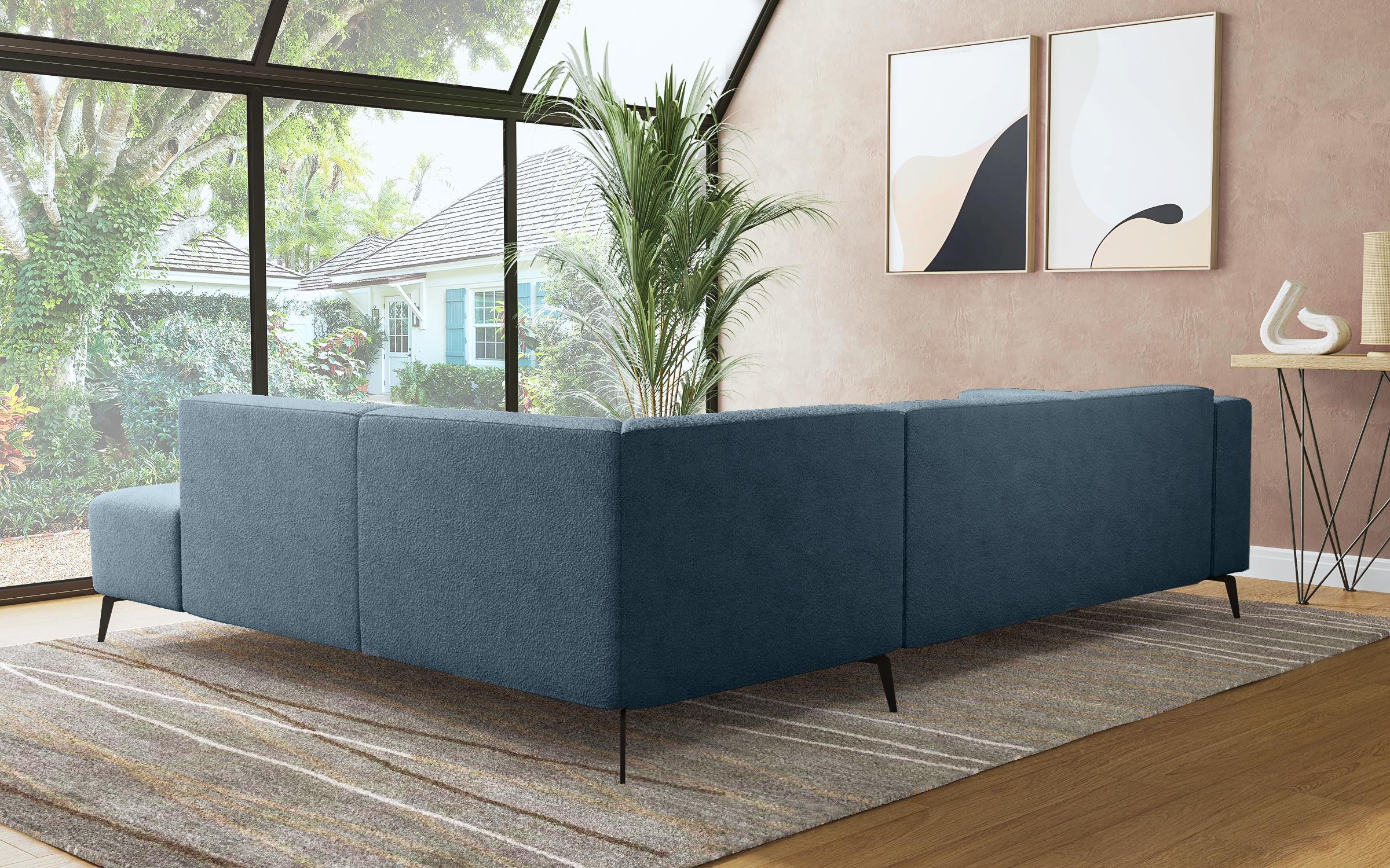 Γωνιακός καναπές Otos, μπλε  6