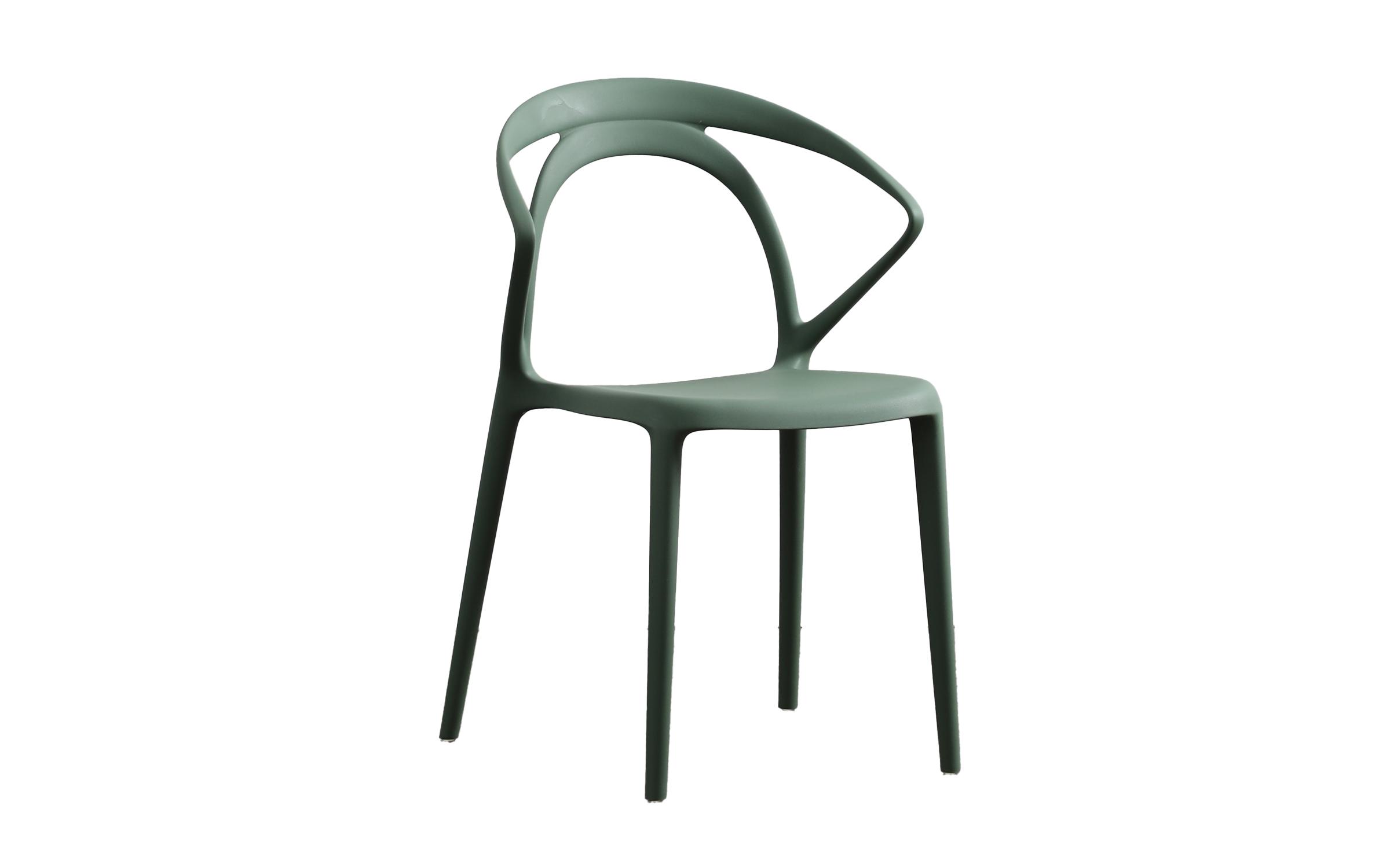 Καρέκλα Ponto, σκούρο πράσινο  1