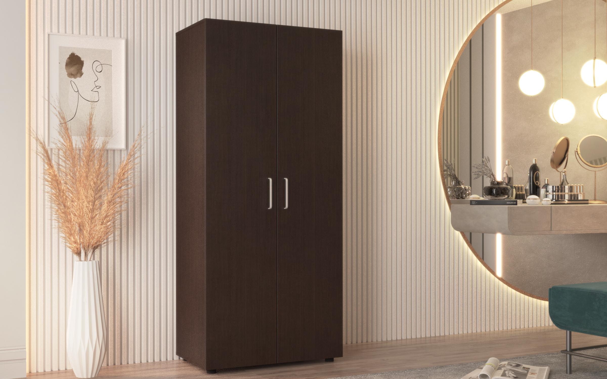 Δίφυλλη ντουλάπα Masimo 2, wenge  3