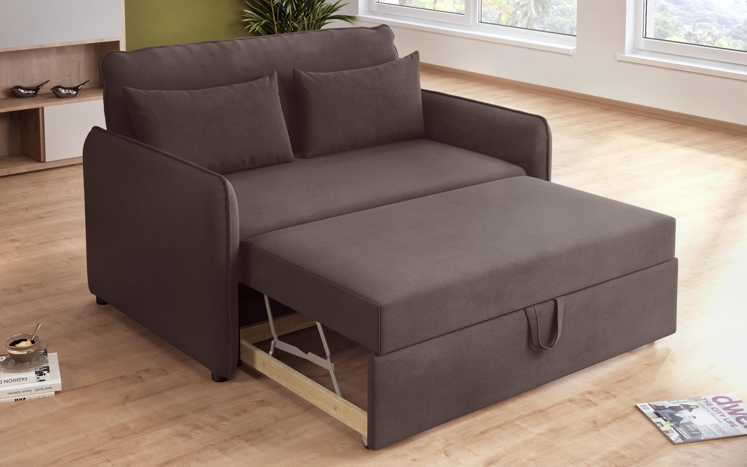 Καναπές – κρεβάτι  Genua, σκούρο καφέ  4