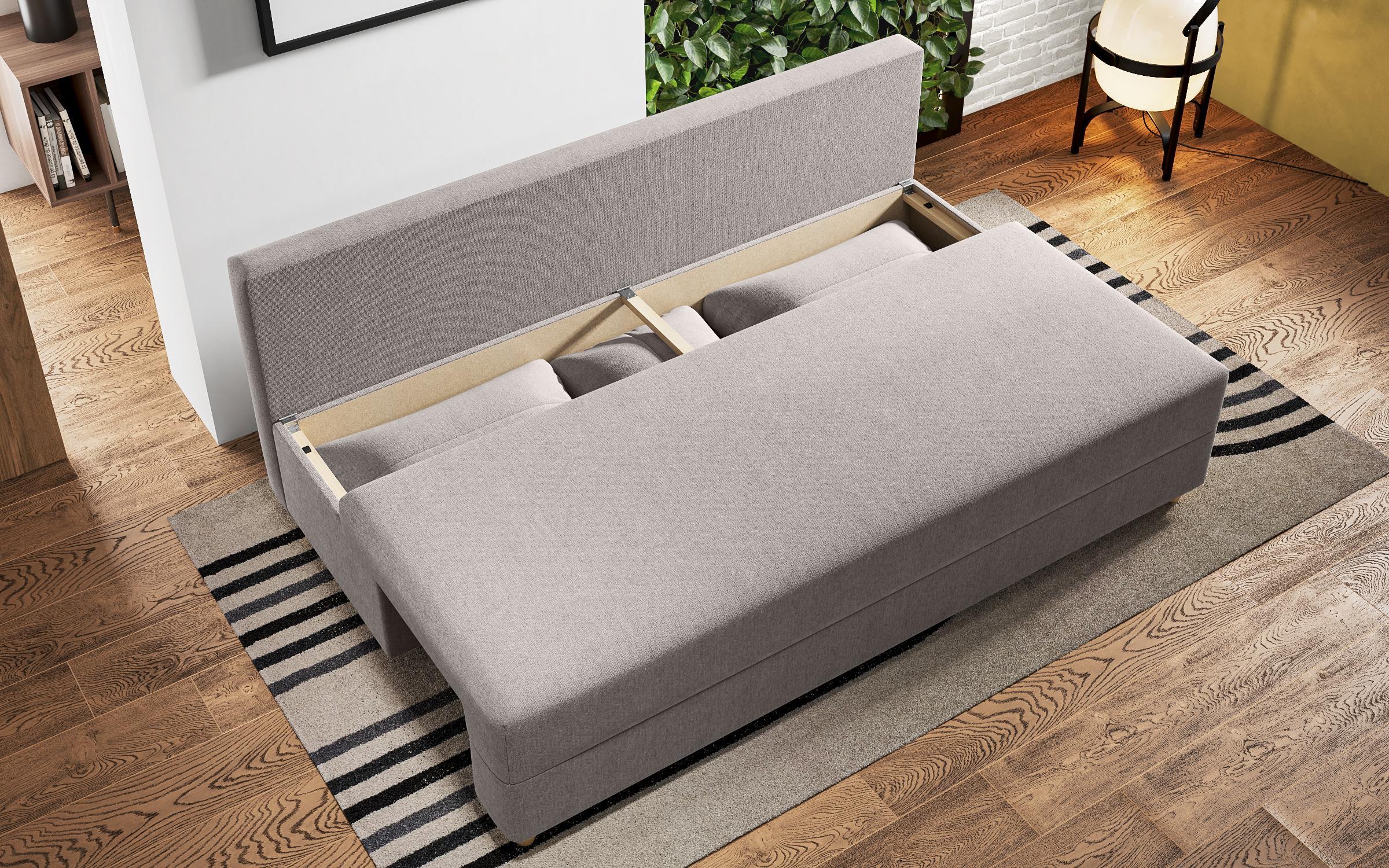 Καναπές - κρεβάτι Arano, ανοιχτό μπεζ  5