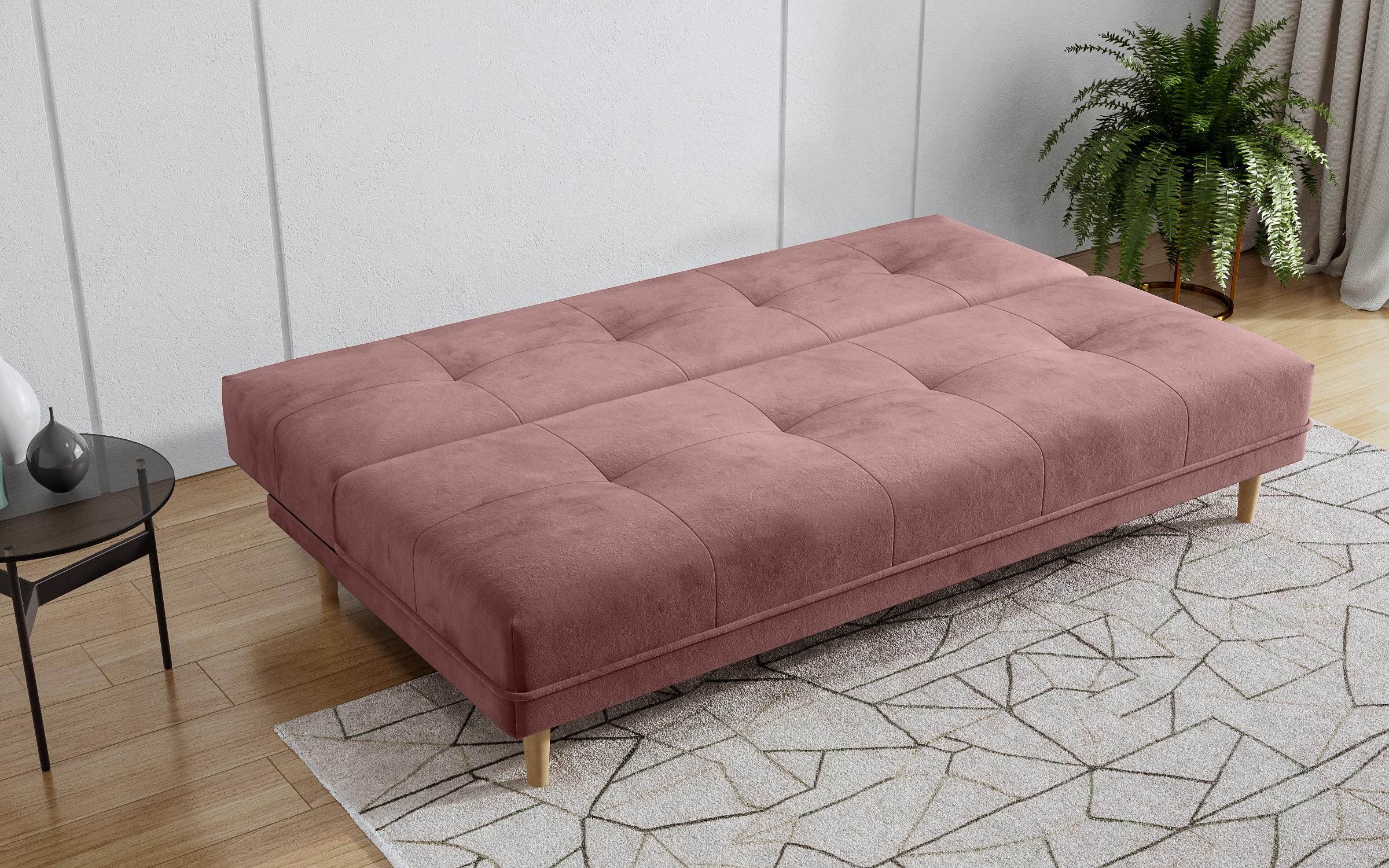 Κλικ κλακ καναπές  Nira, ροζ + print  6