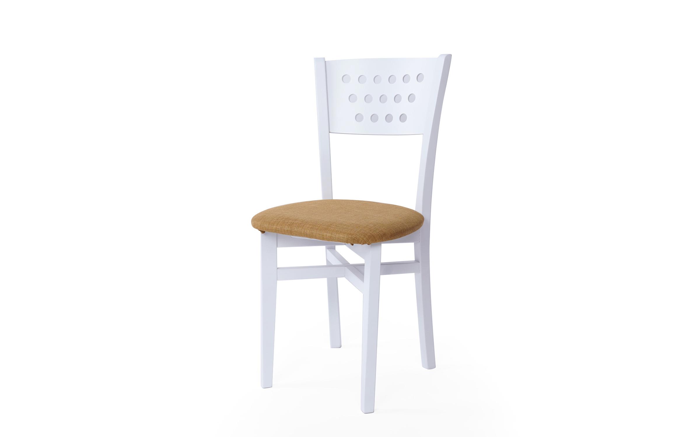Καρέκλα Adon, λευκό με κάθισμα Motard  1