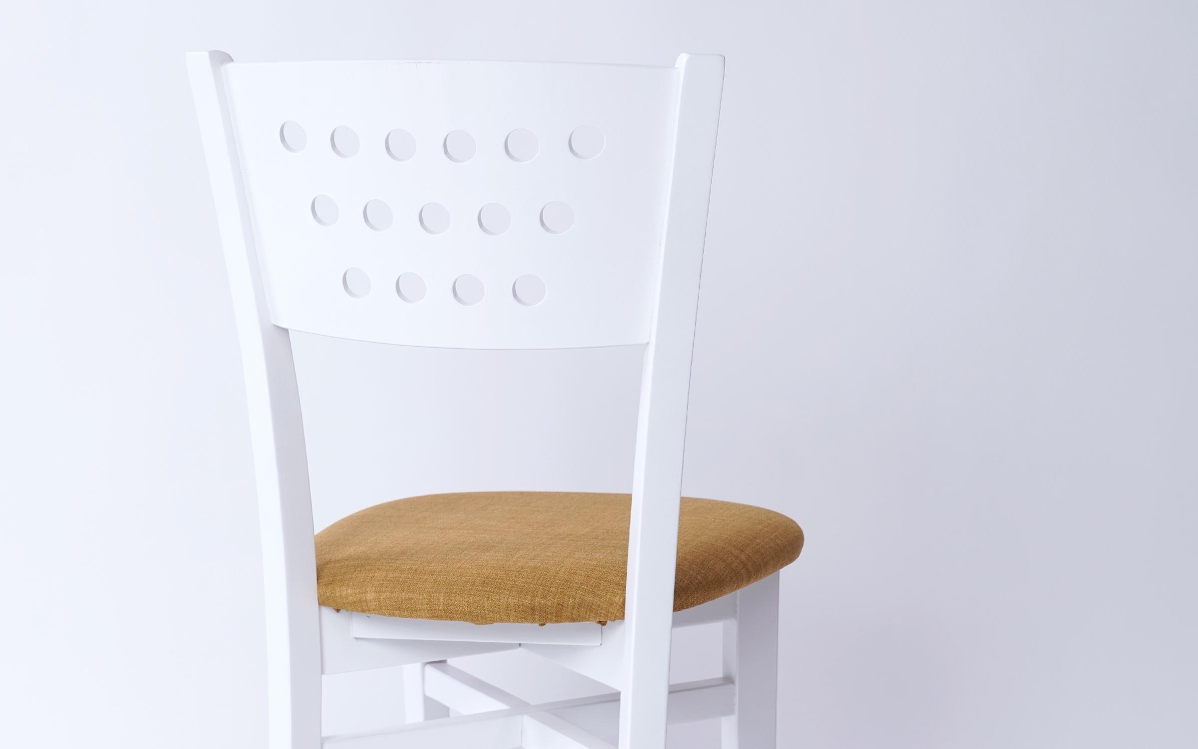 Καρέκλα Adon, λευκό με κάθισμα Motard  4