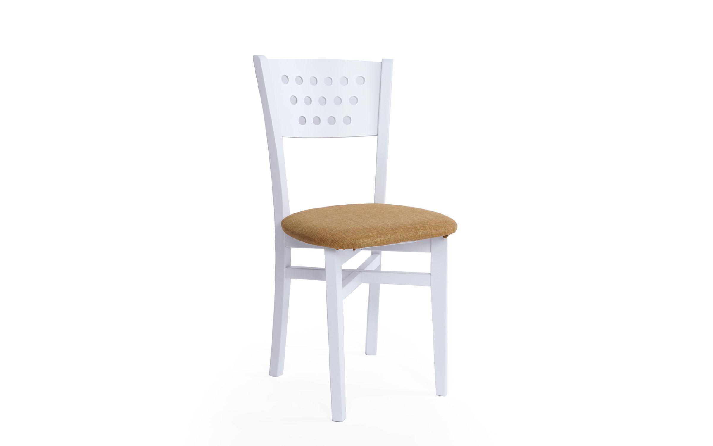 Καρέκλα Adon, λευκό με κάθισμα Motard  6