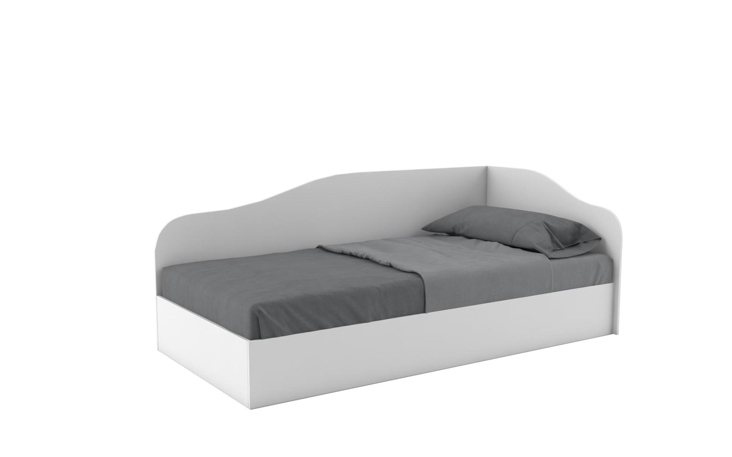 Κρεβάτι Alaska М002 με μηχανισμό για στρώμα 90/200, λευκό  1