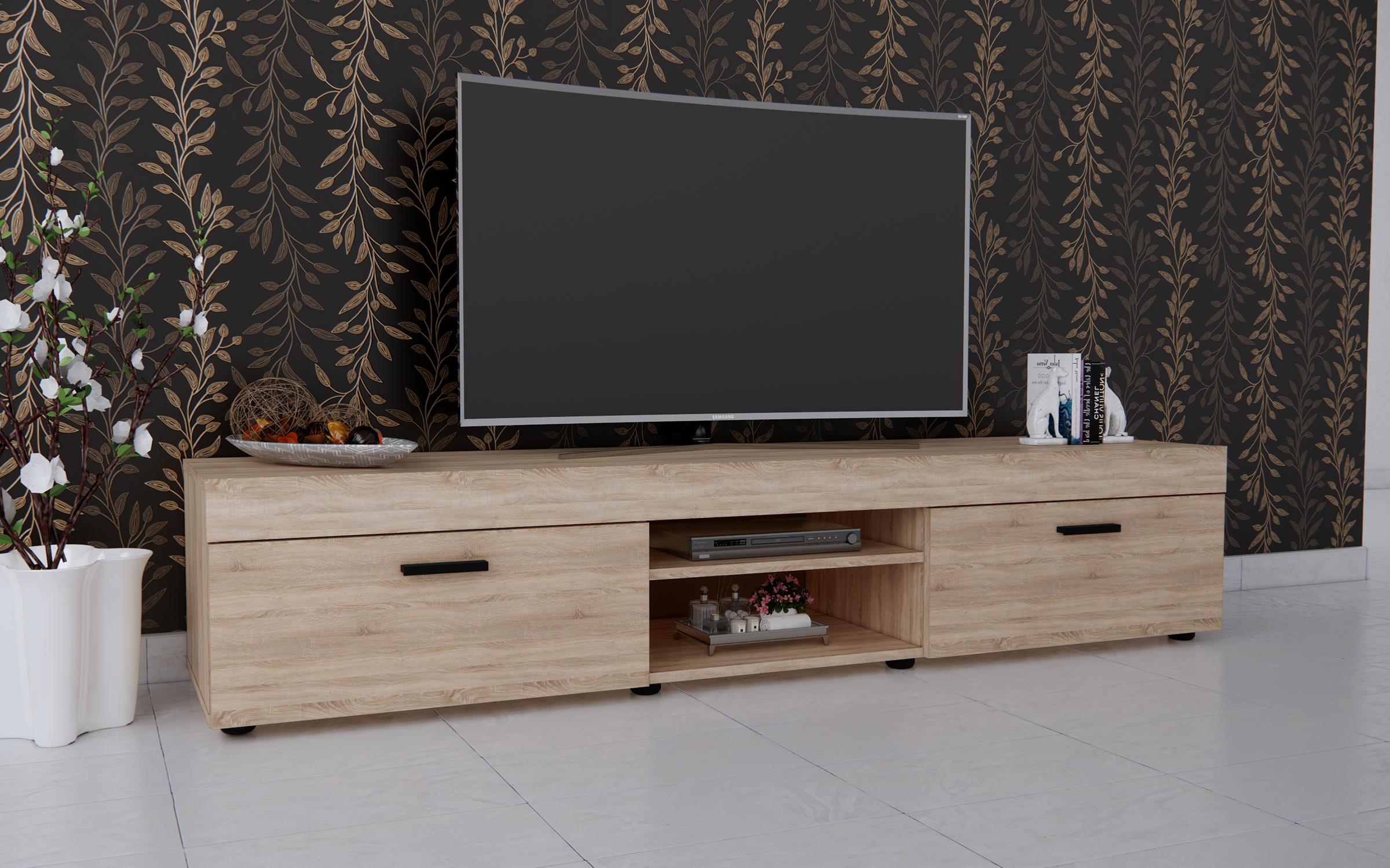 Έπιπλο TV Matis, δρυς sonoma  3