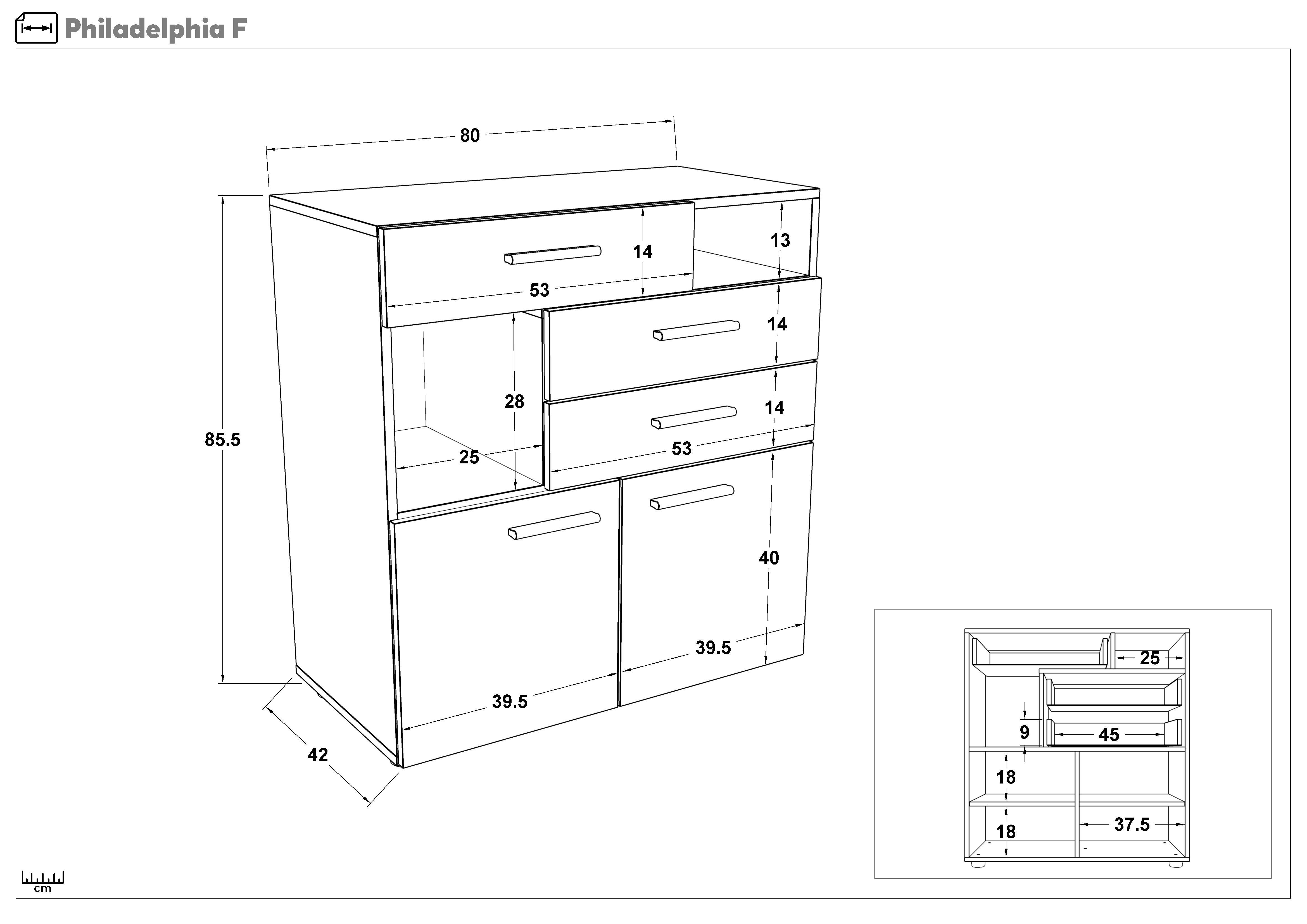 Σετ κρεβατοκάμαρας 160/200 Astor + στρώμα, δρυς evok + magma  3