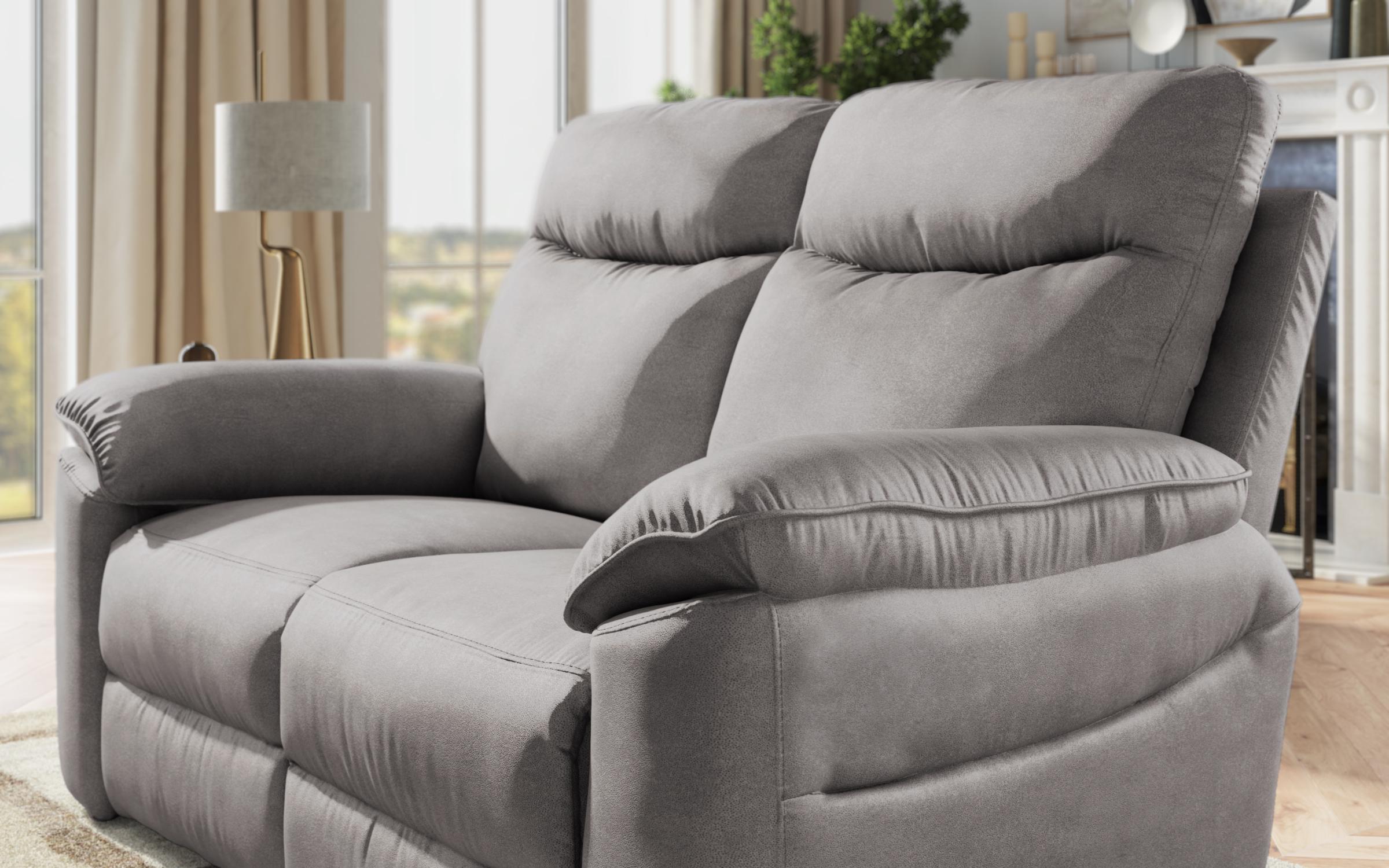 Recliner ,διθέσιος /χωρίς μηχανισμό/ Adesto, γκρί  4