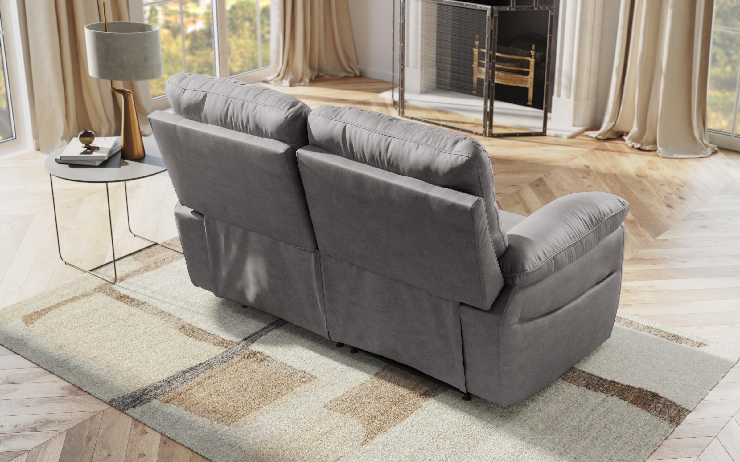 Recliner ,διθέσιος /χωρίς μηχανισμό/ Adesto, γκρί  6