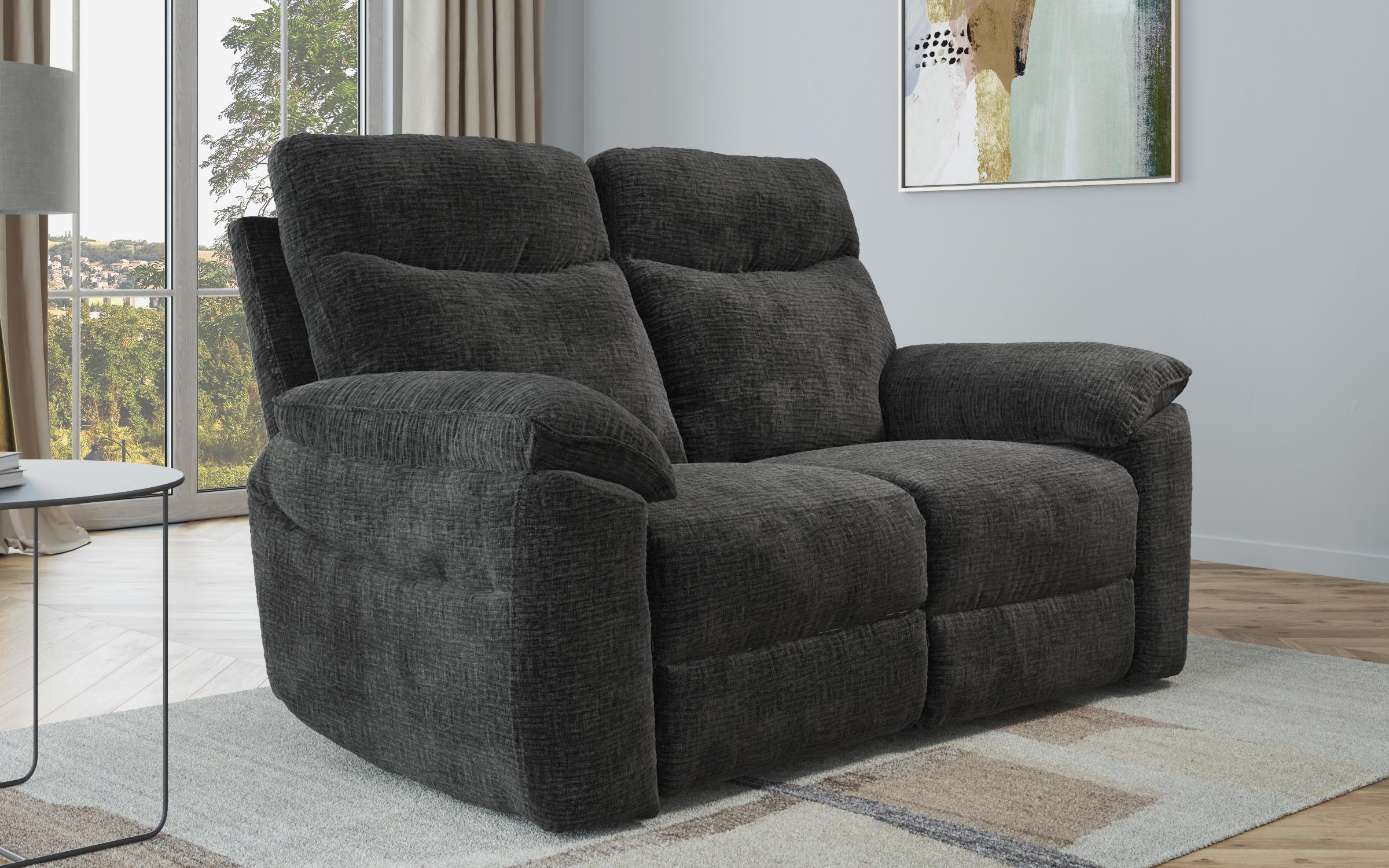 Recliner ,διθέσιος /χωρίς μηχανισμό/ Adesto, σκούρο γκρι  3