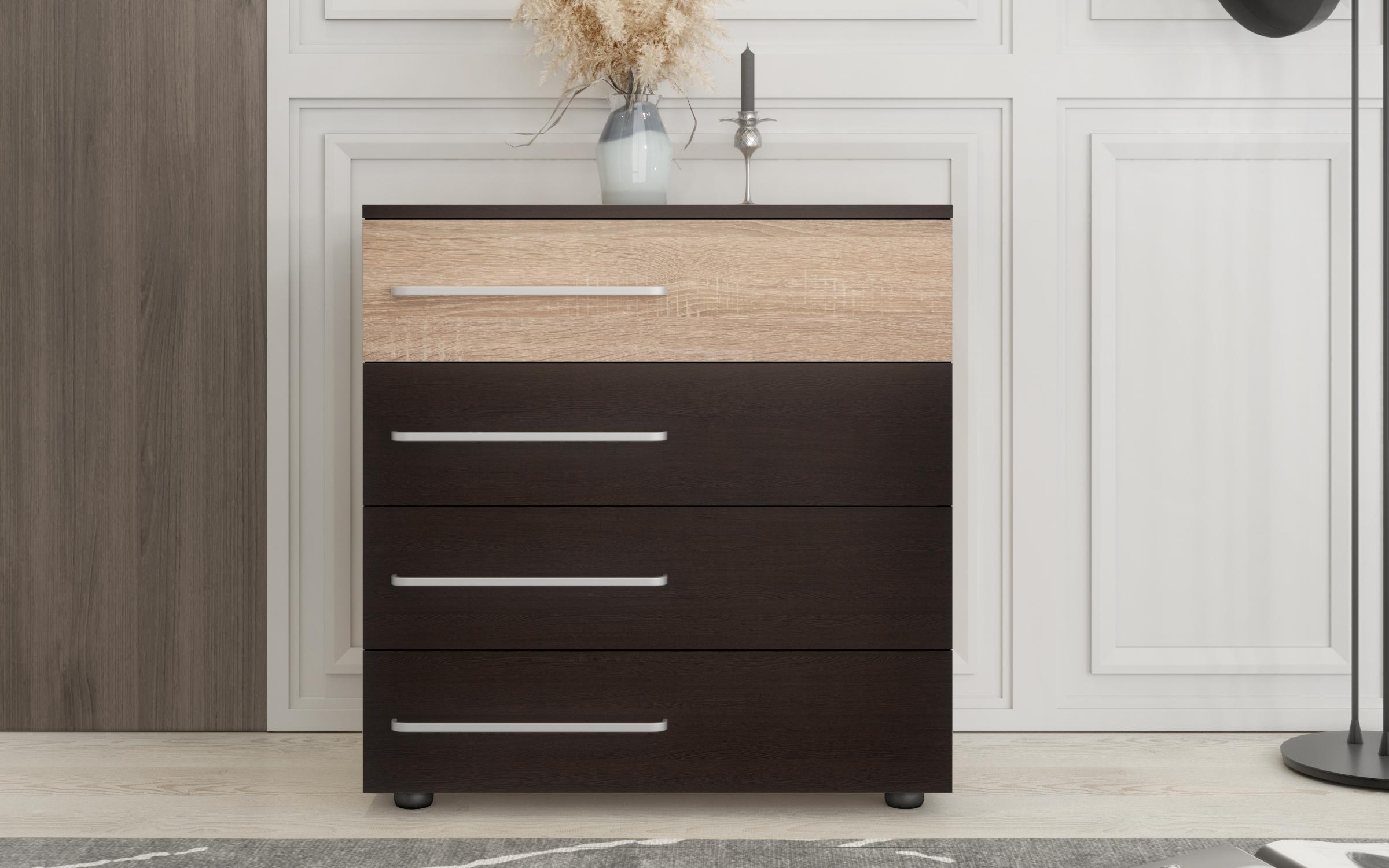 Συρταριέρα Ofelia, wenge + δρυς sonoma  3