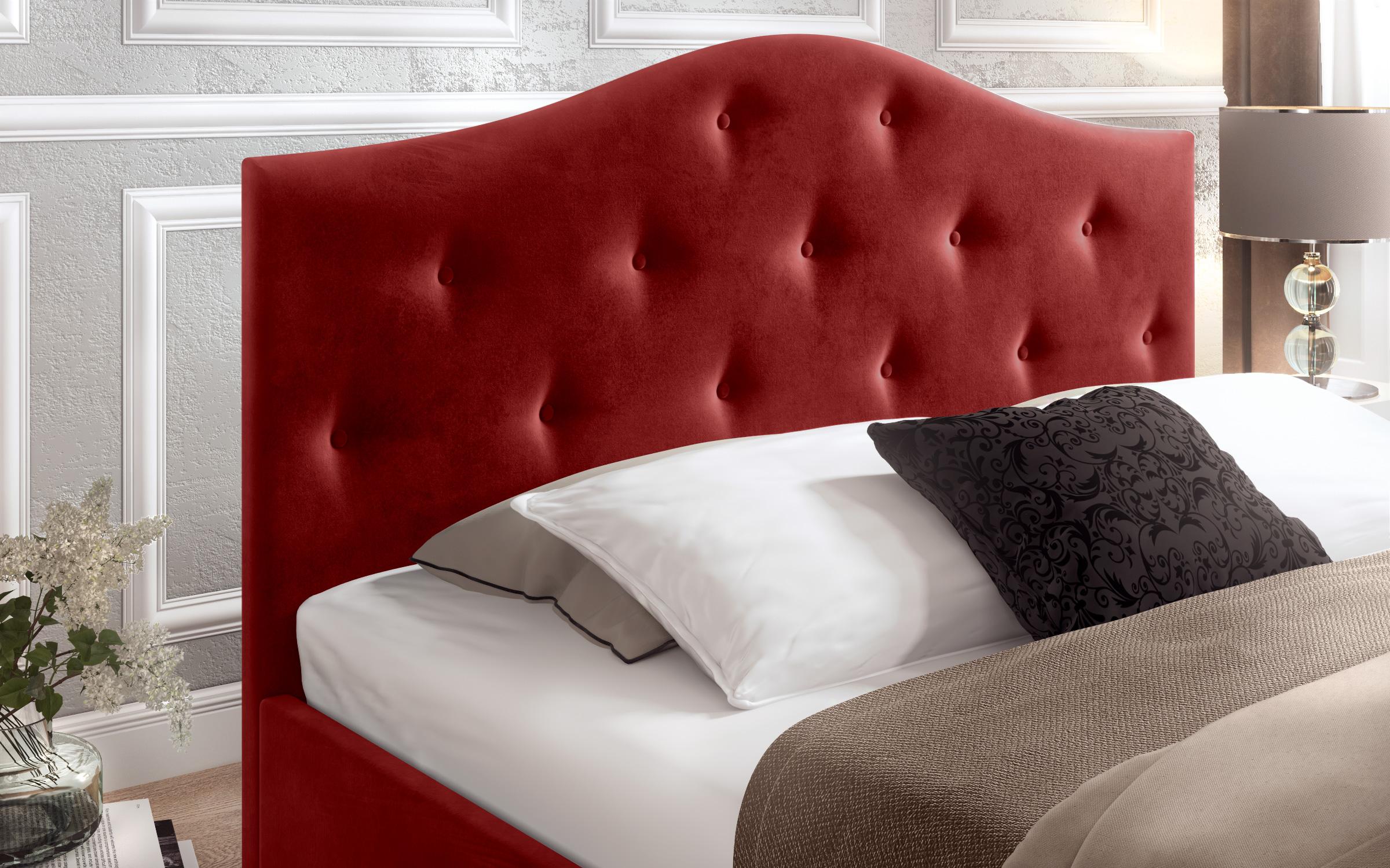 Κρεβάτι Ladiva για στρώμα 160/200, κόκκινο  4
