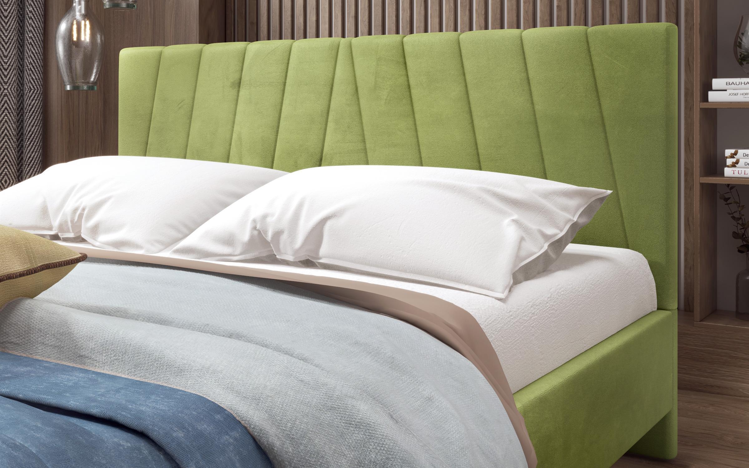 Κρεβάτι Martela + στρώμα, πράσινο  3
