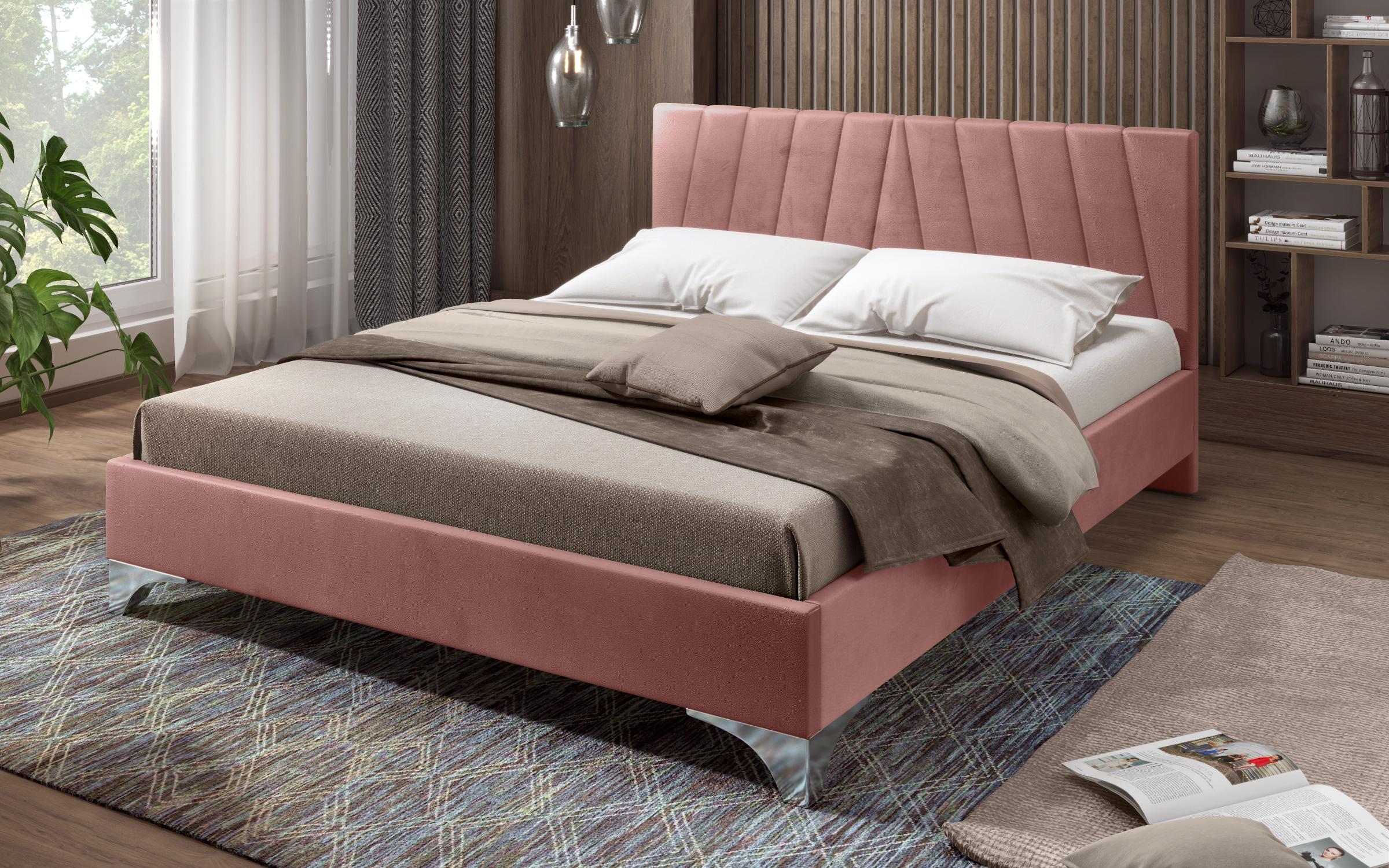 Κρεβάτι Martela για στρώμα 140/200, ροζ  5