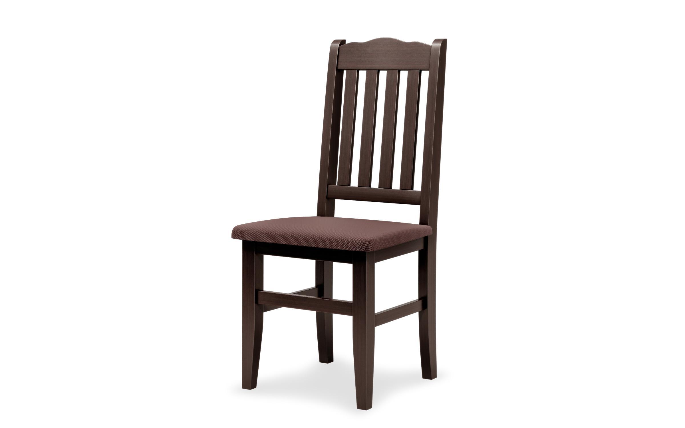Καρέκλα Barry, wenge με καφέ κάθισμα  3