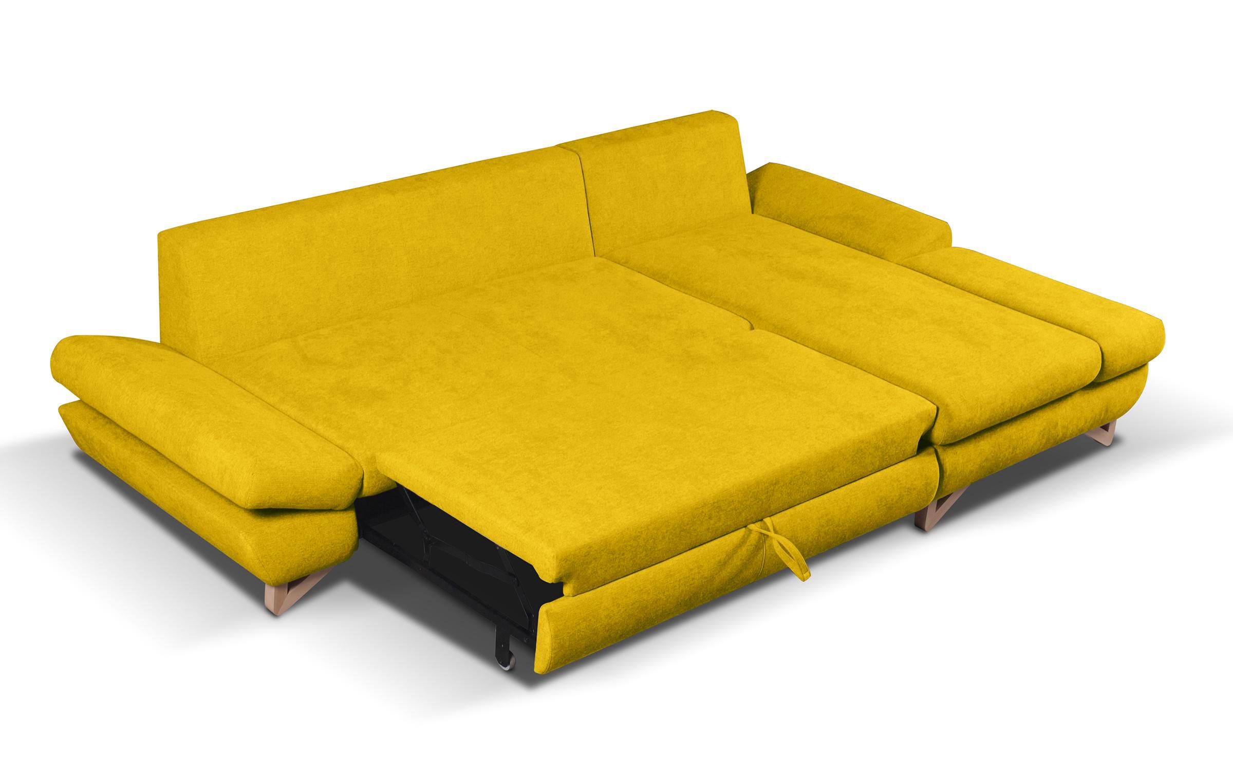 Γωνιακός καναπές Avesta, κίτρινο  5
