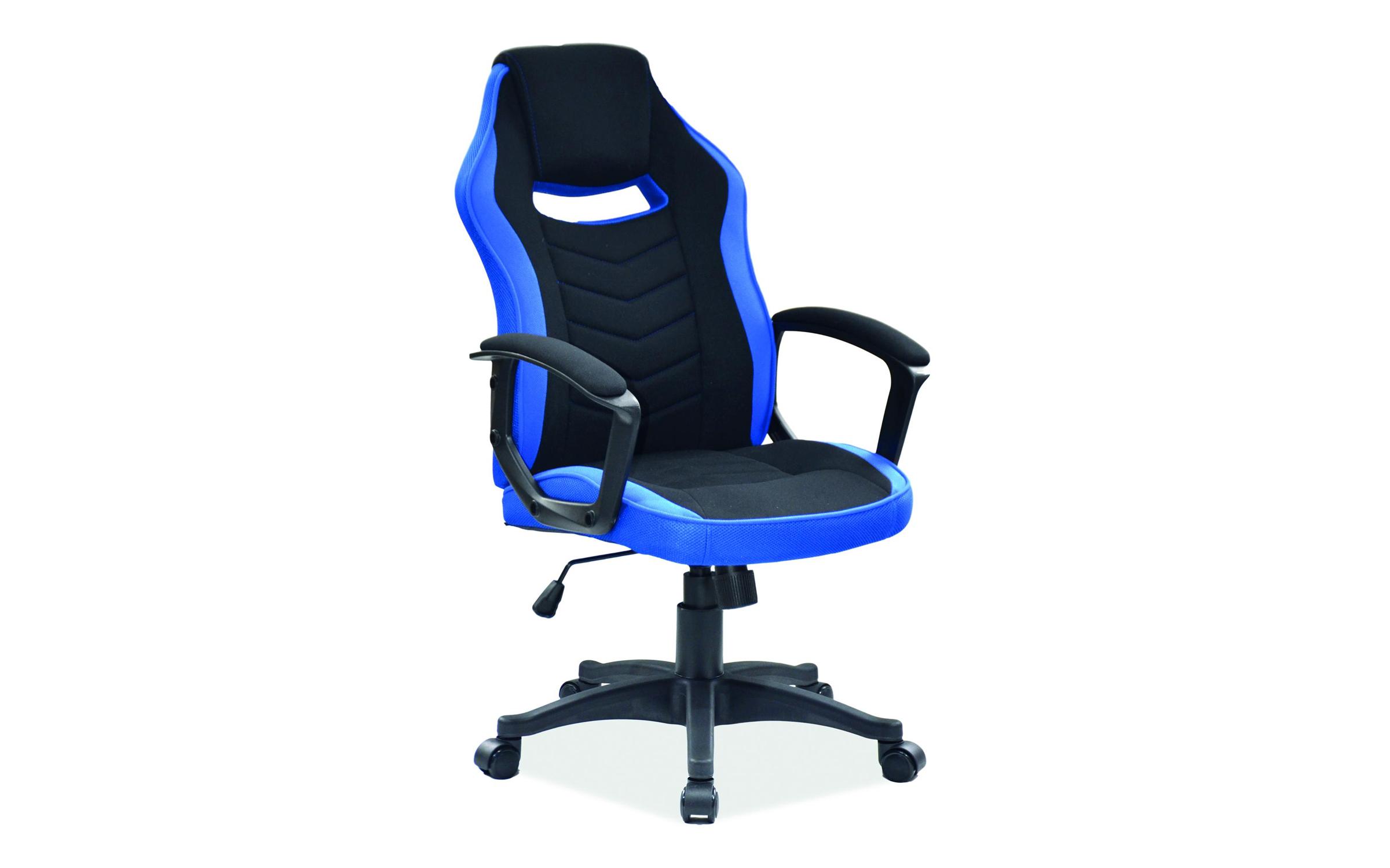 Καρέκλα Gamers Kamaro, μαύρο + μπλε  1