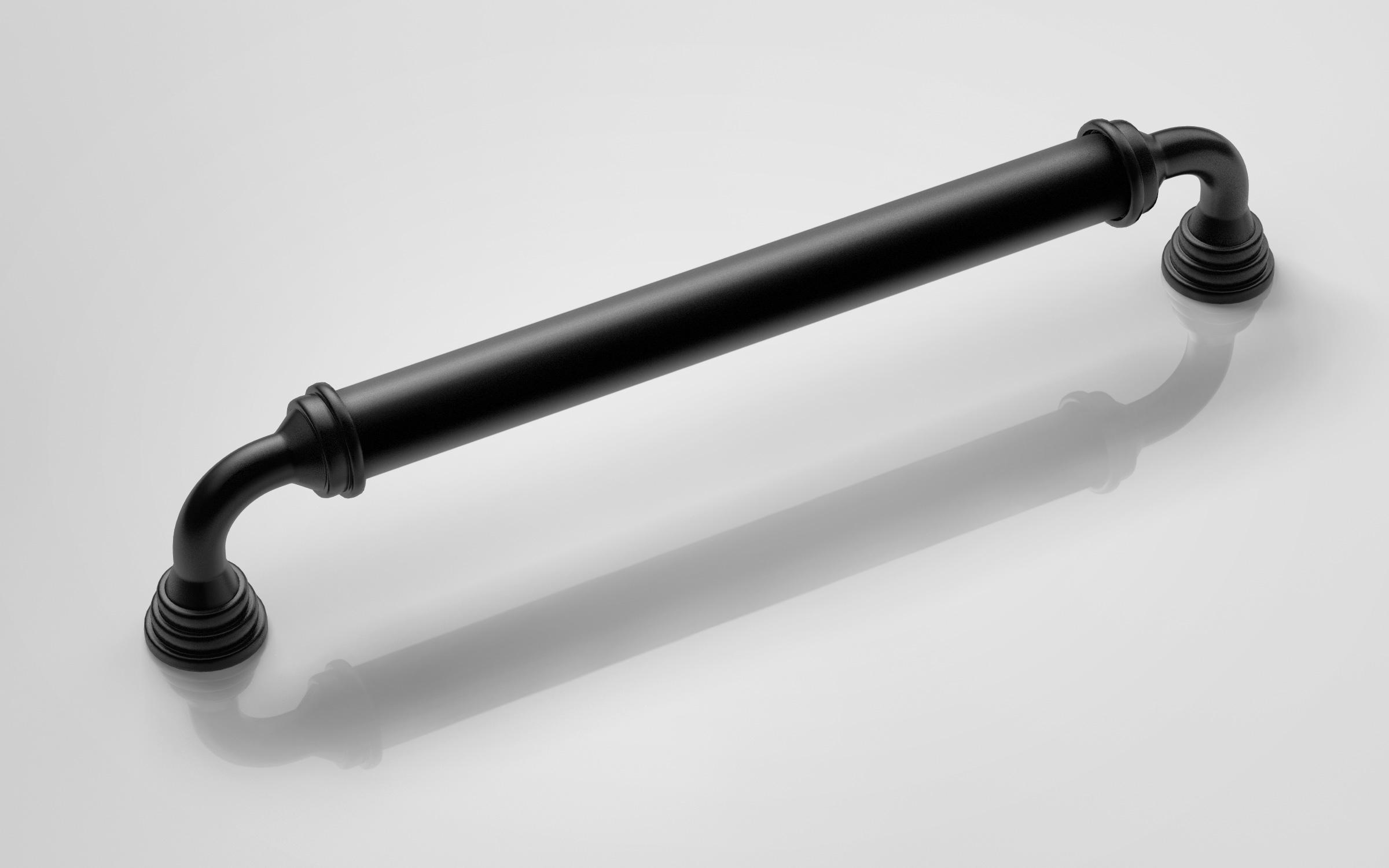160 mm Πόμολο 51015, μαύρο  1