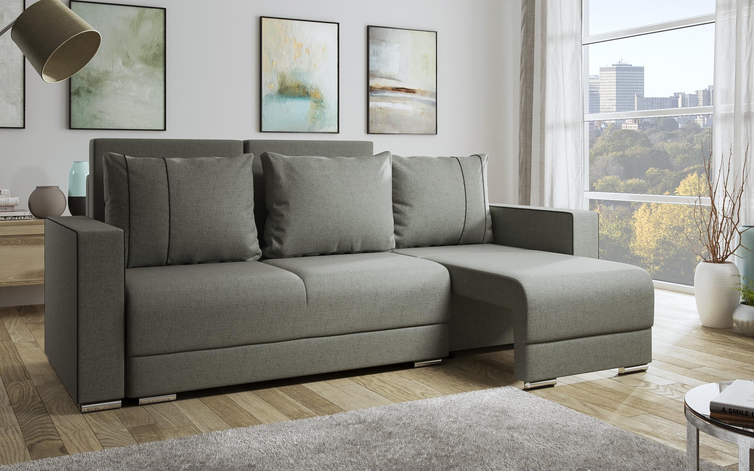 Kαναπές – κρεβάτι Maloni, γκρί  3