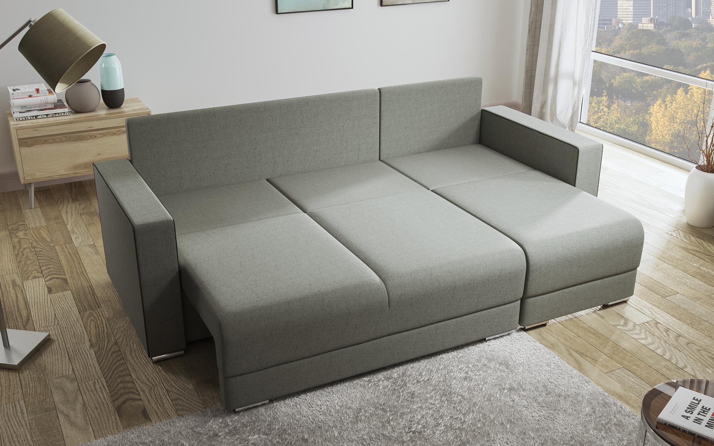 Kαναπές – κρεβάτι Maloni, γκρί  5