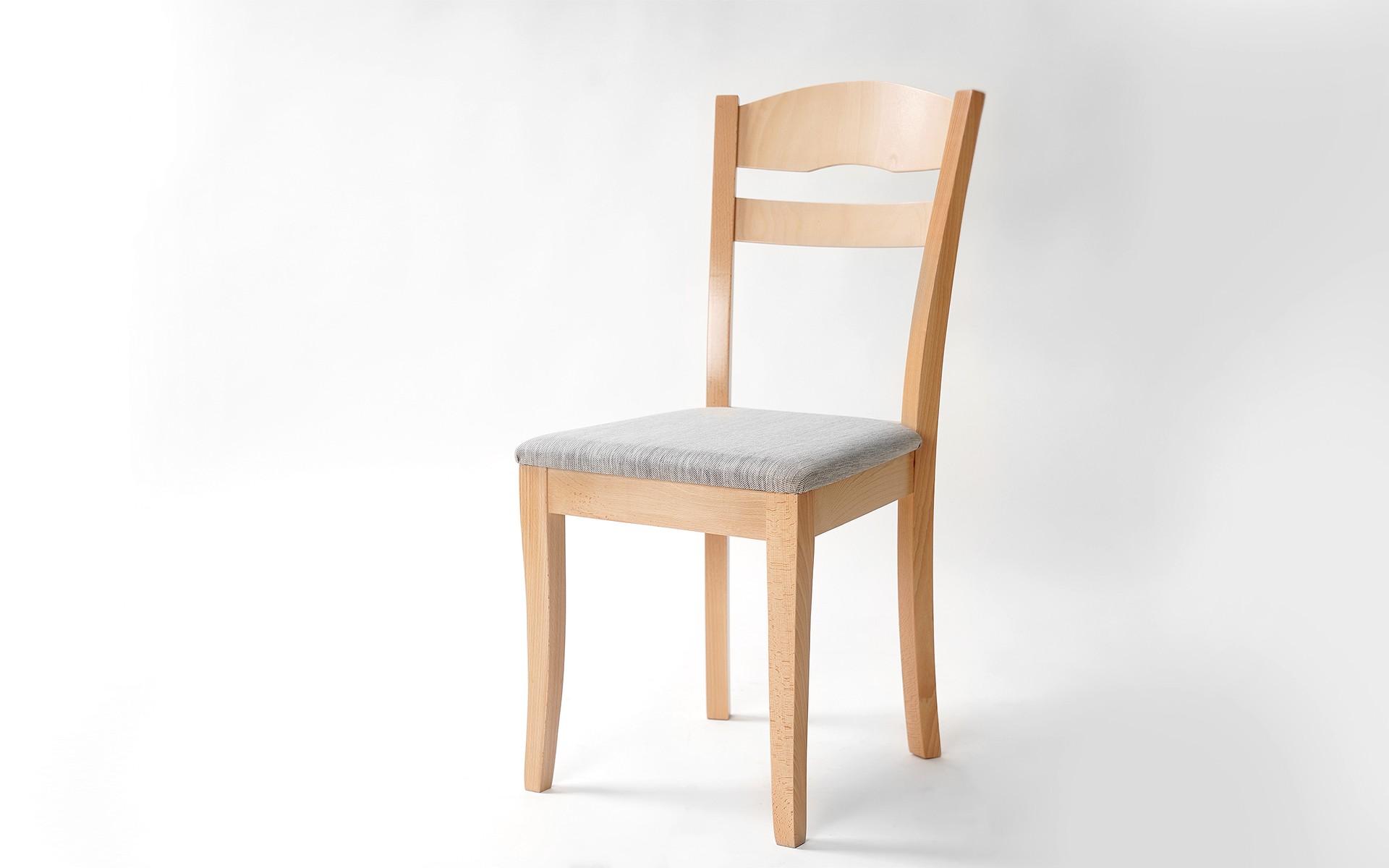 Καρέκλα Elido, οξιά γκρι κάθισμα  2